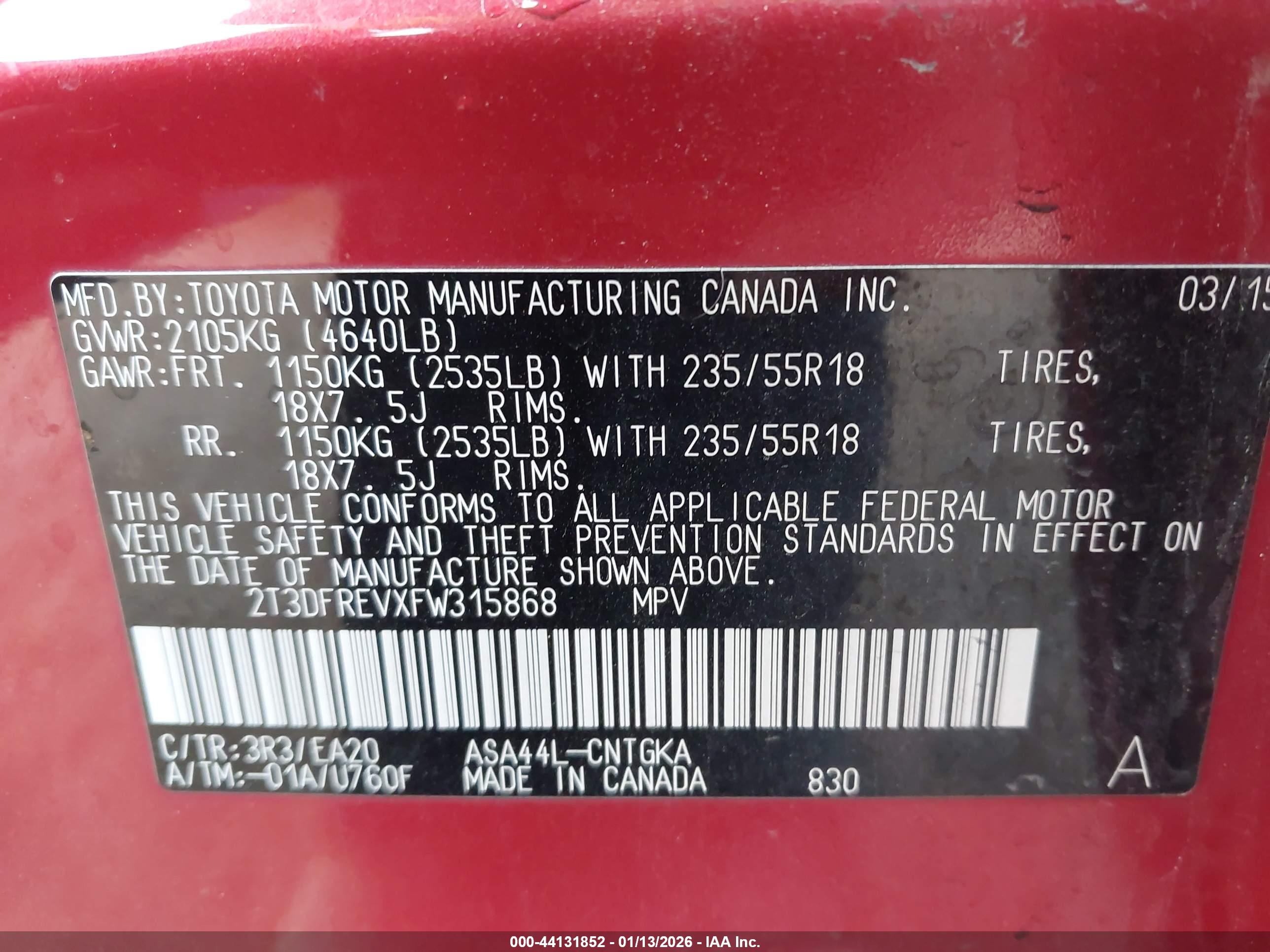 TOYOTA RAV4 image 9