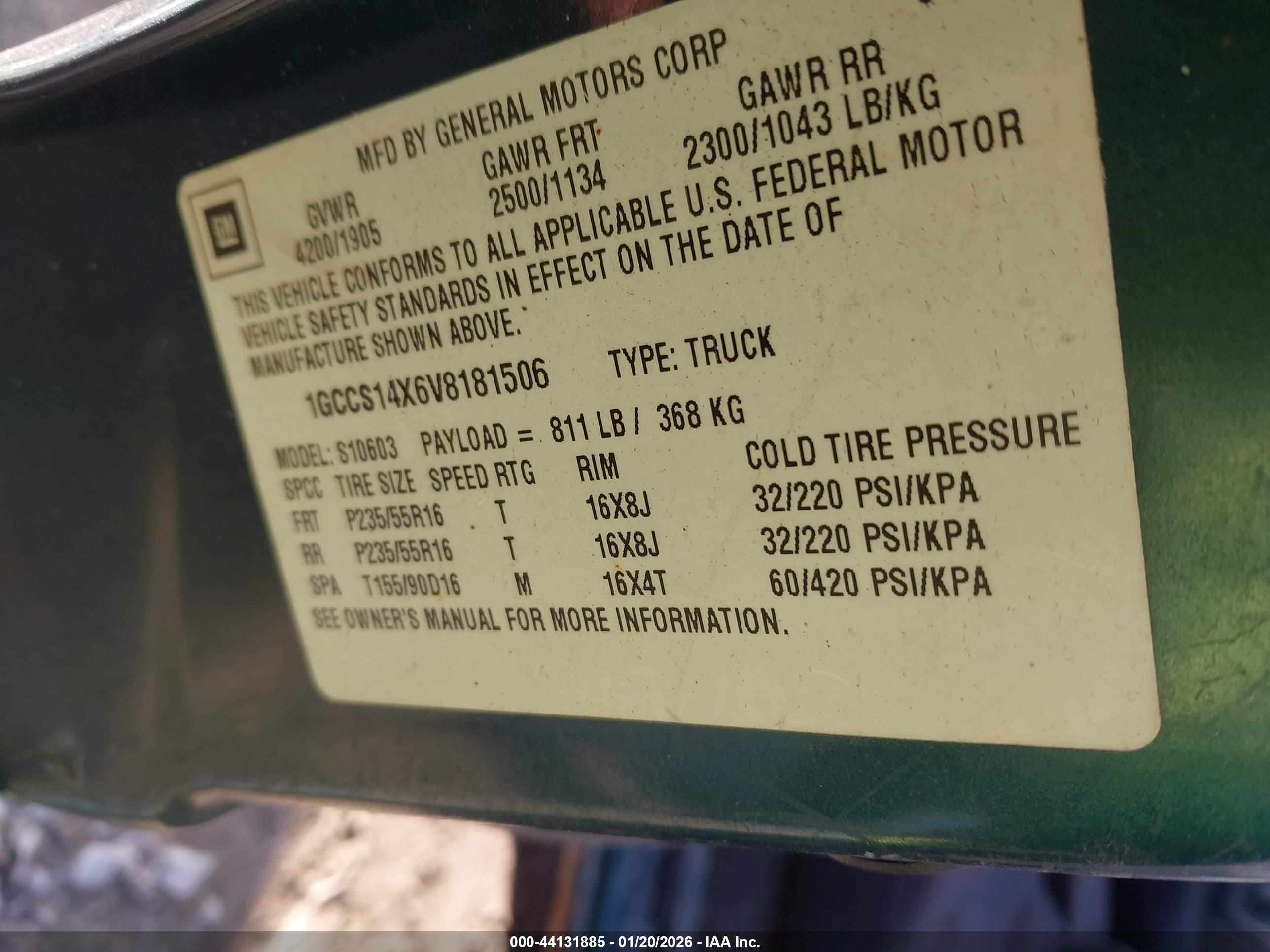 CHEVROLET S-10 image 9