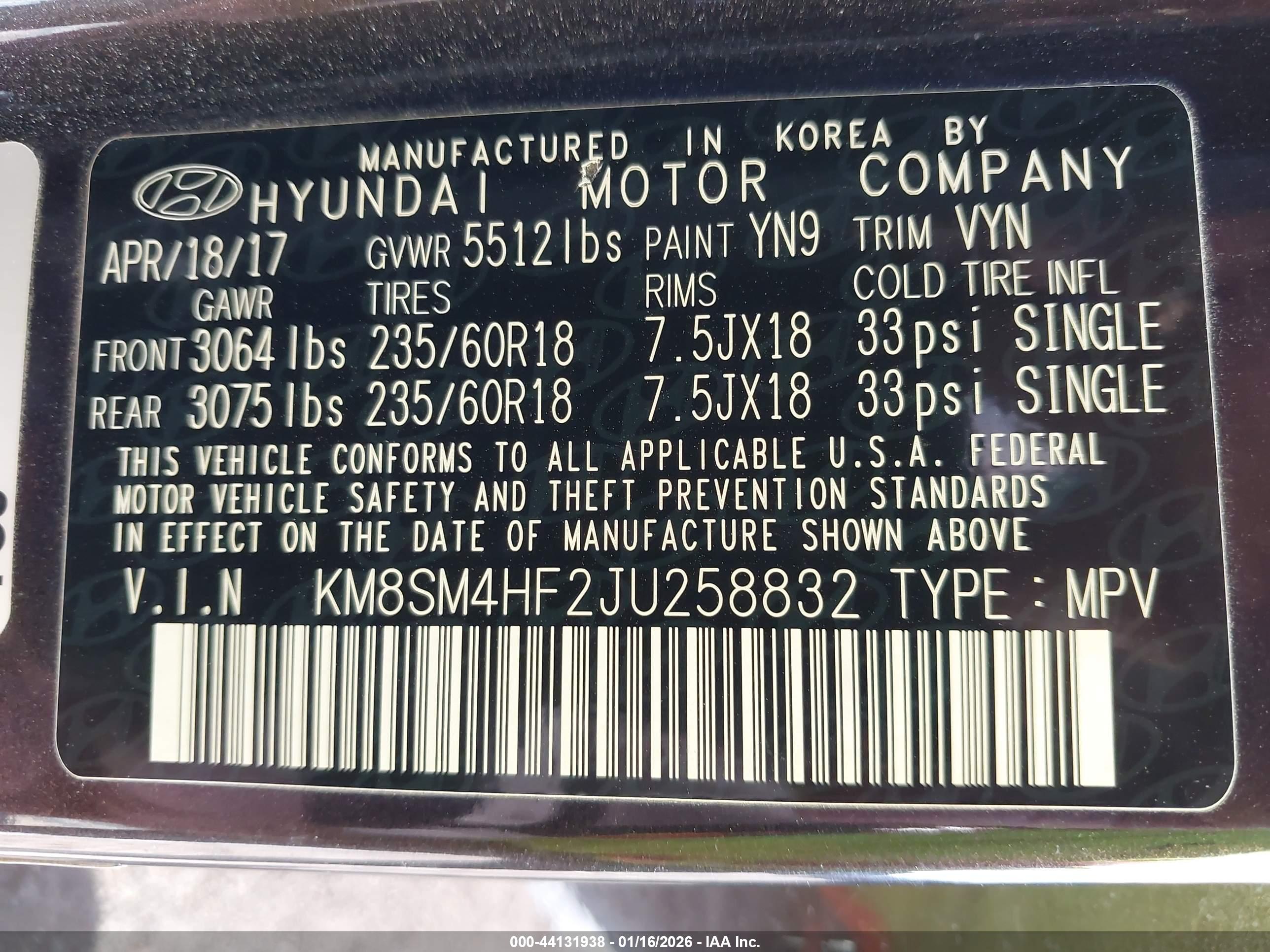 HYUNDAI SANTA image 9