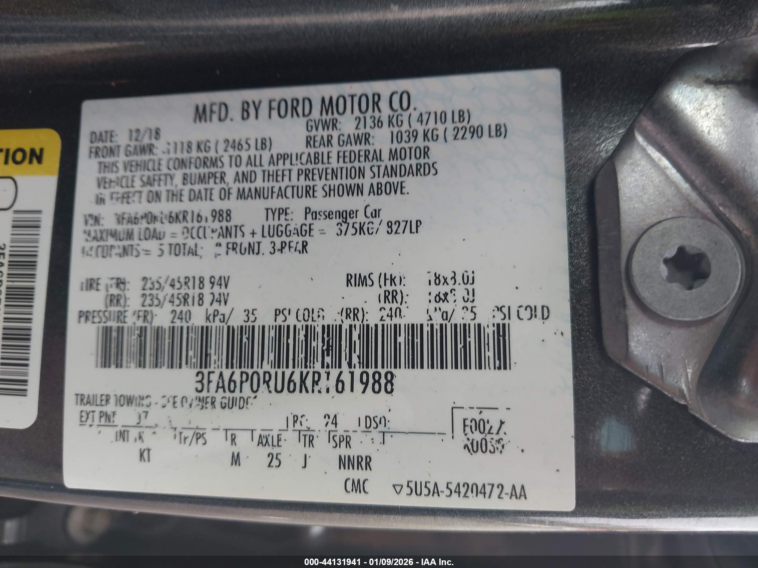 FORD FUSION image 9