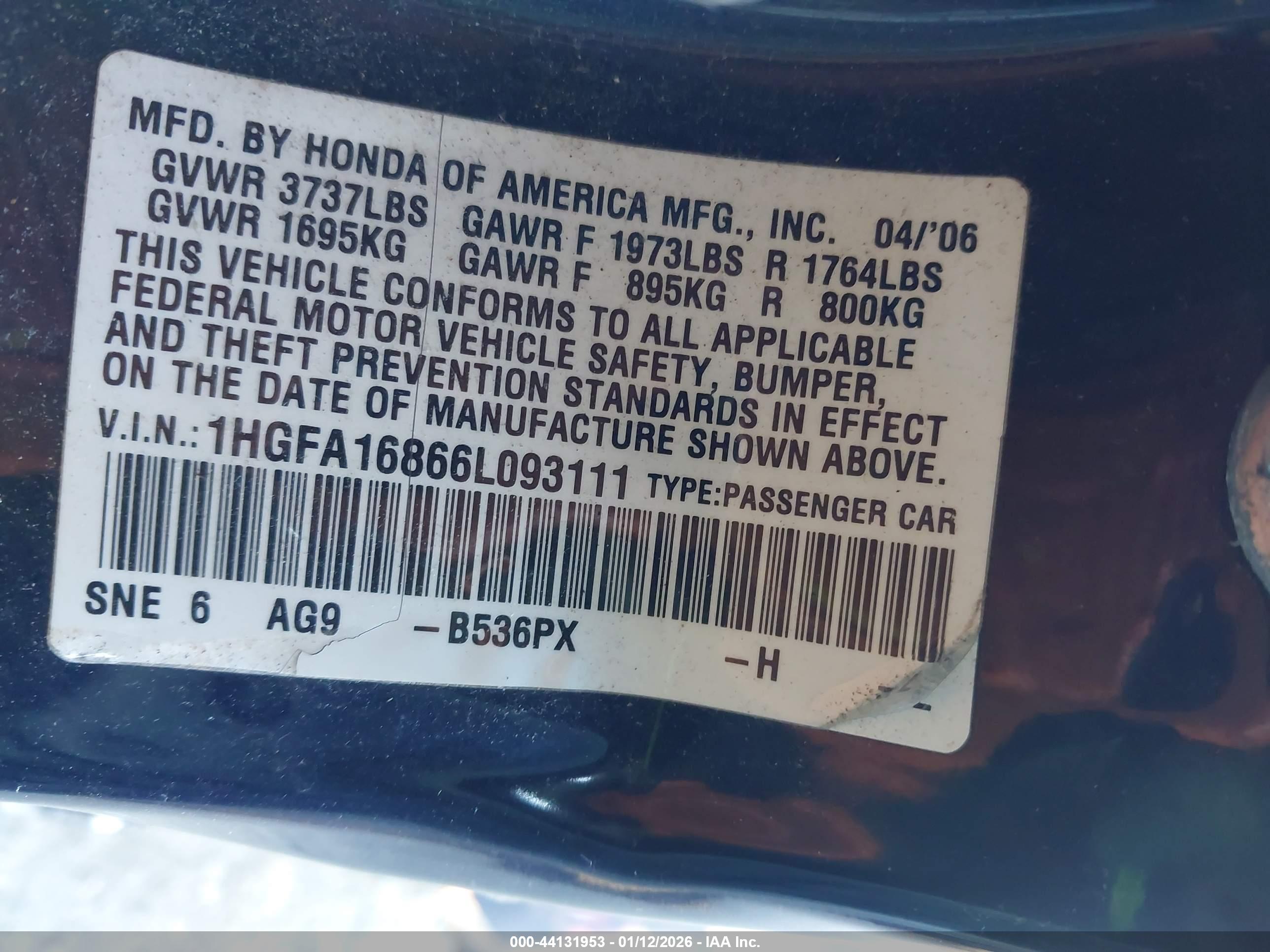 HONDA CIVIC image 9