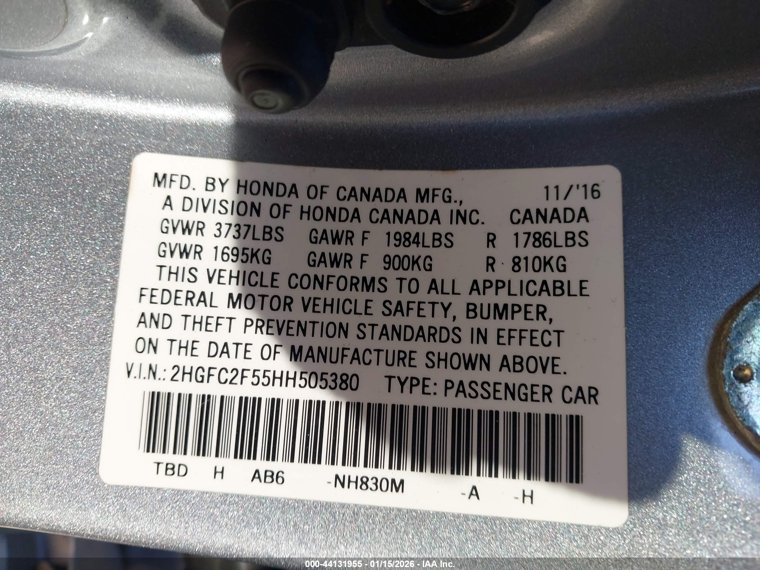 HONDA CIVIC image 9