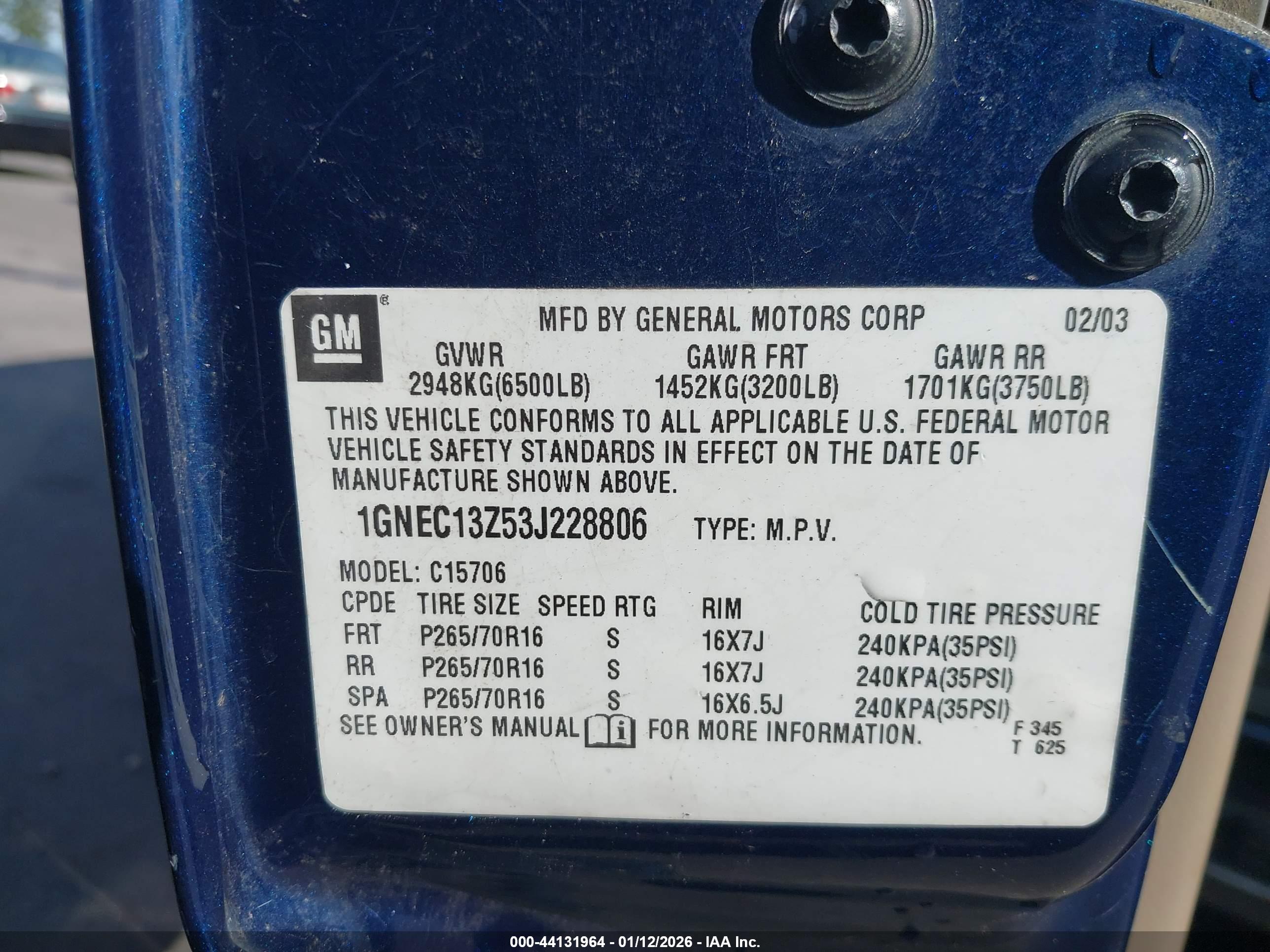 CHEVROLET TAHOE image 9