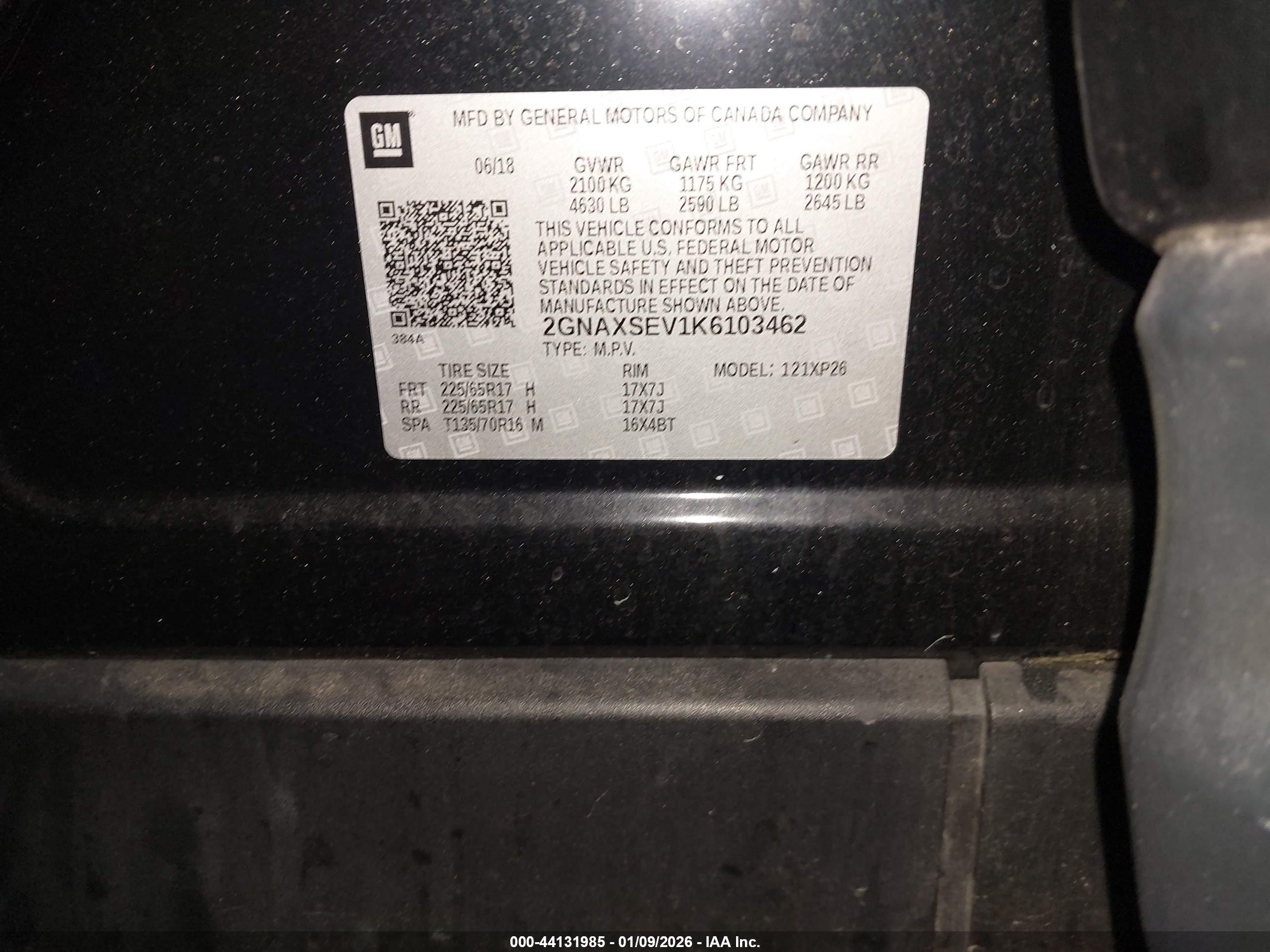 CHEVROLET EQUINOX image 9