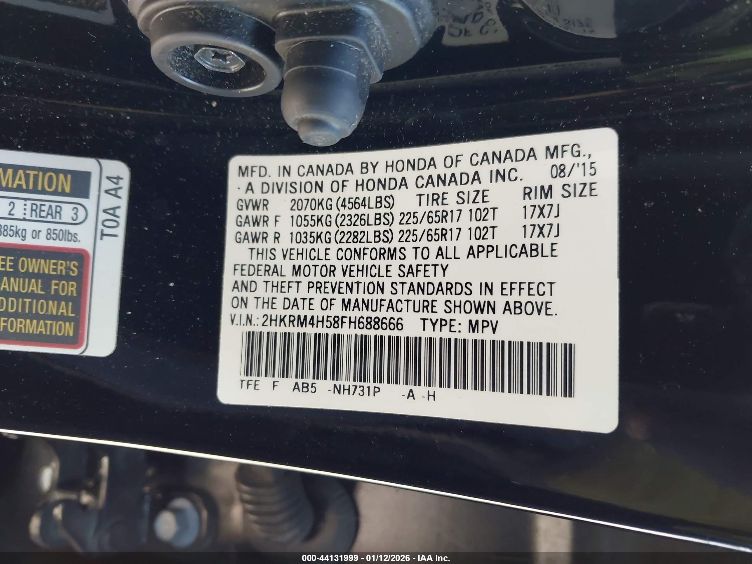 HONDA CR-V image 9