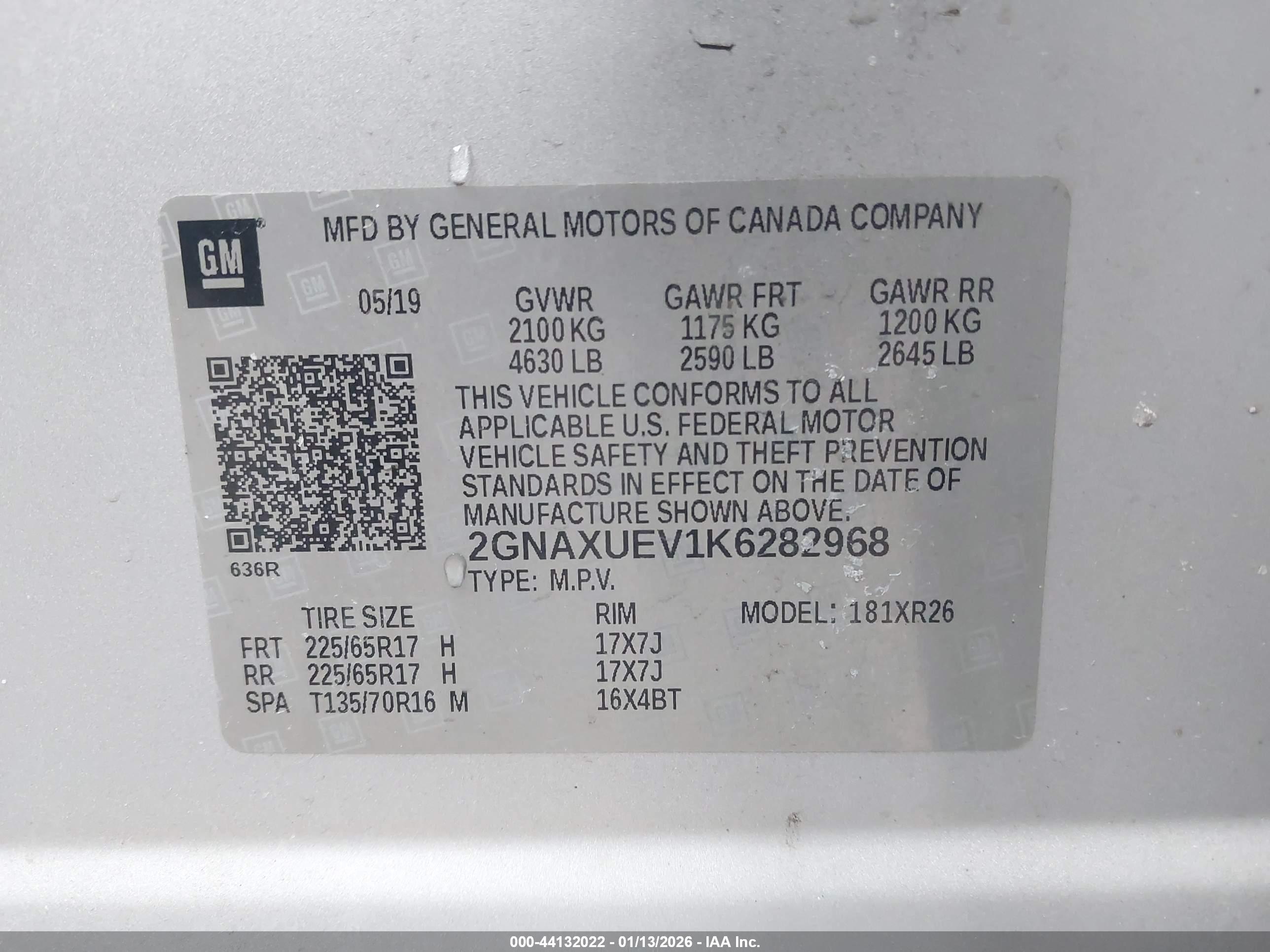 CHEVROLET EQUINOX image 9