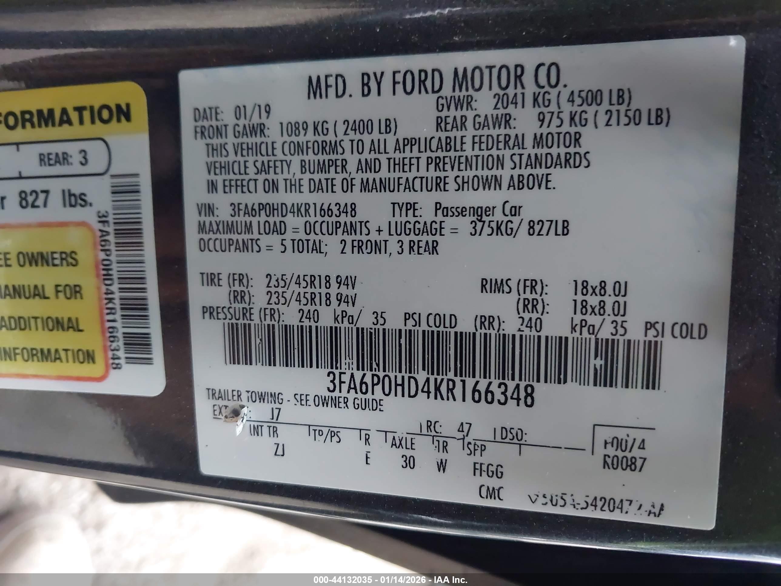 FORD FUSION image 9