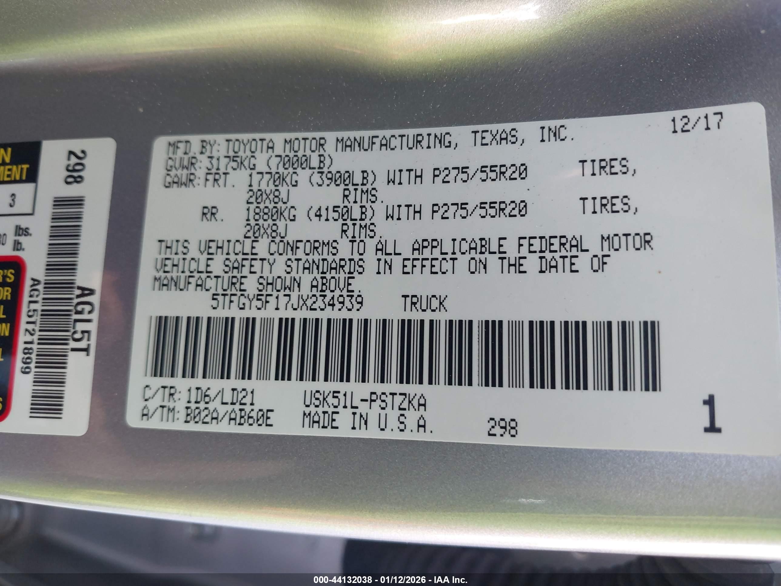TOYOTA TUNDRA image 9