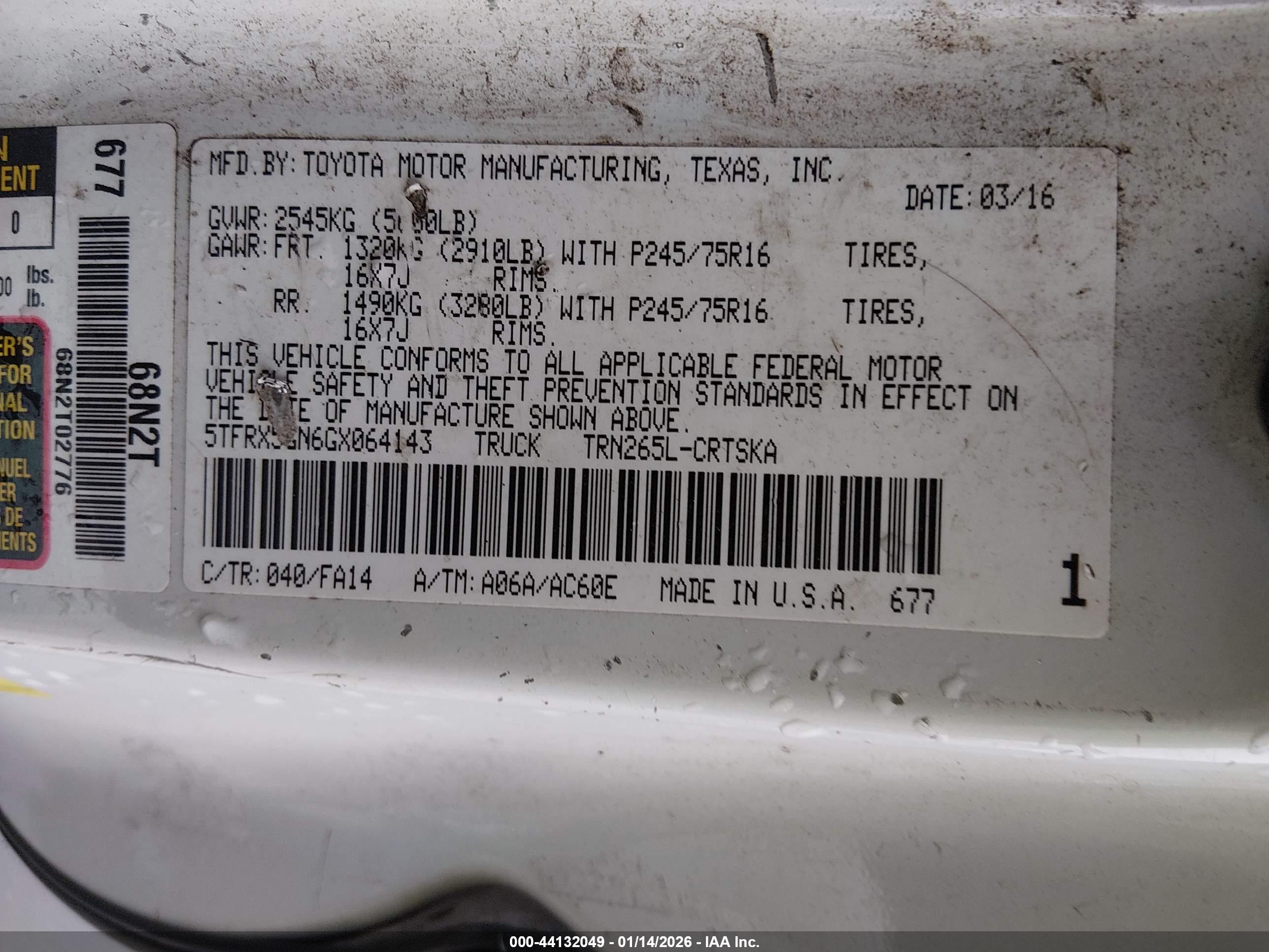 TOYOTA TACOMA image 9