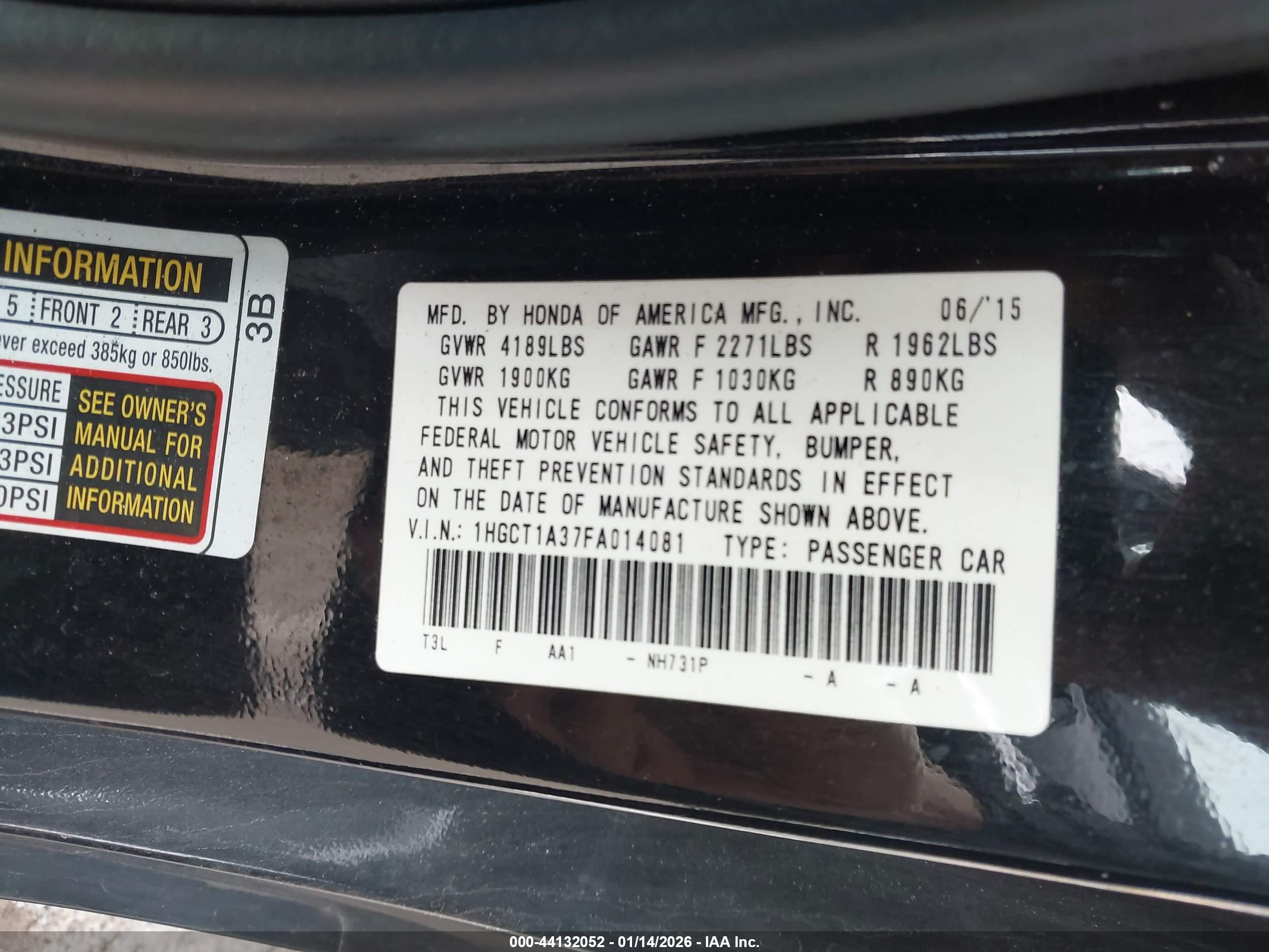HONDA ACCORD image 9