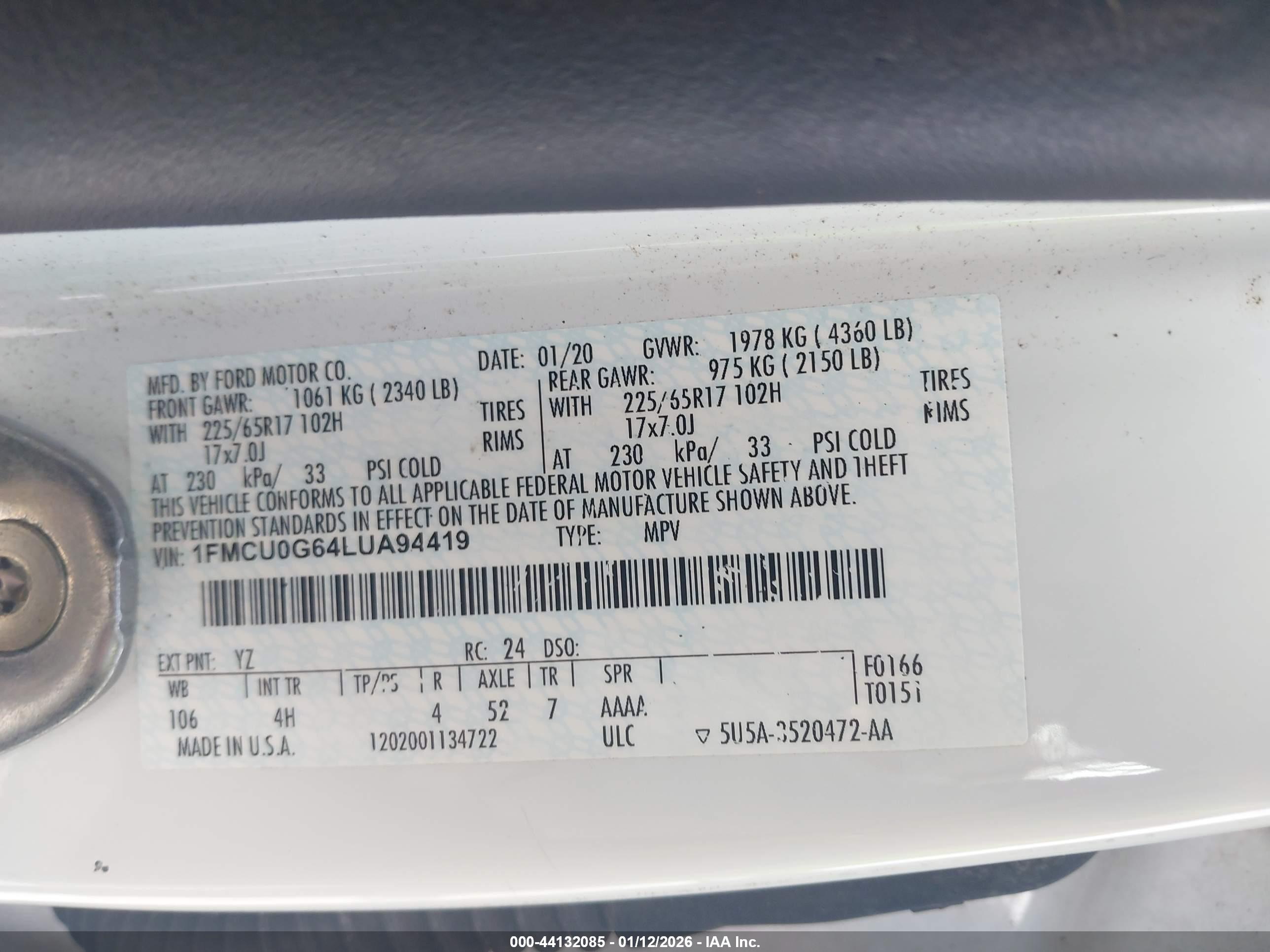 FORD ESCAPE image 9