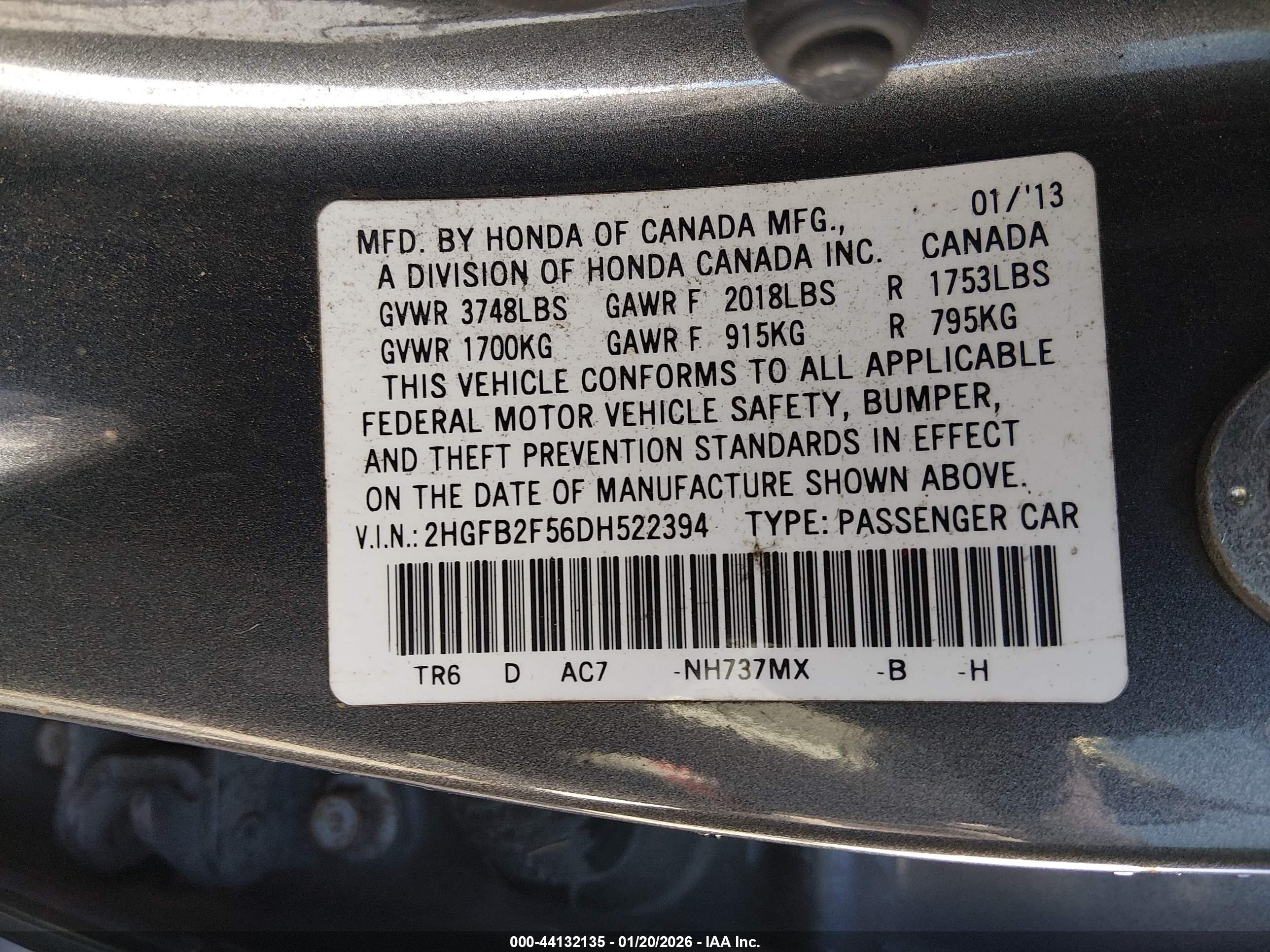 HONDA CIVIC image 9