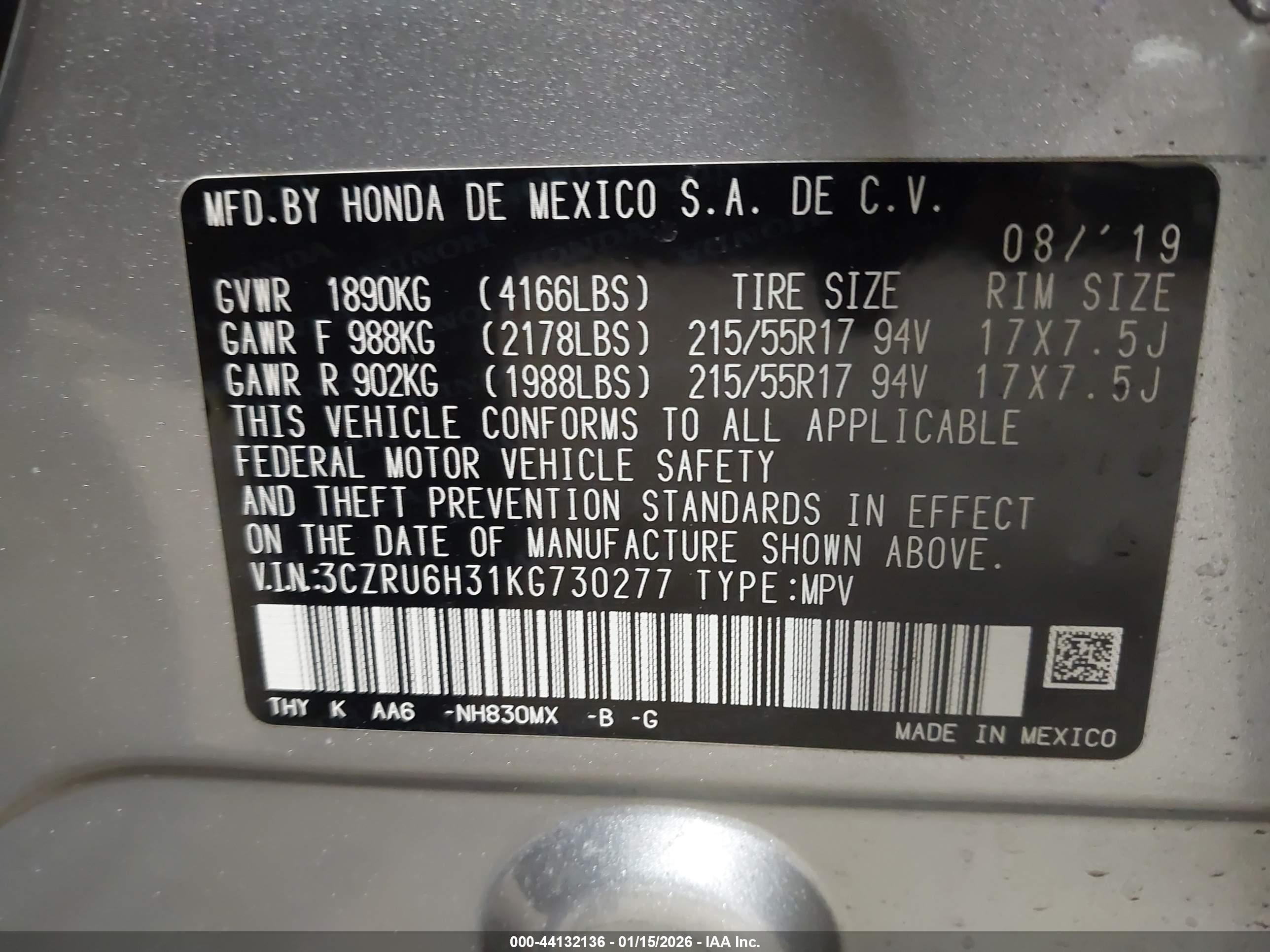 HONDA HR-V image 9