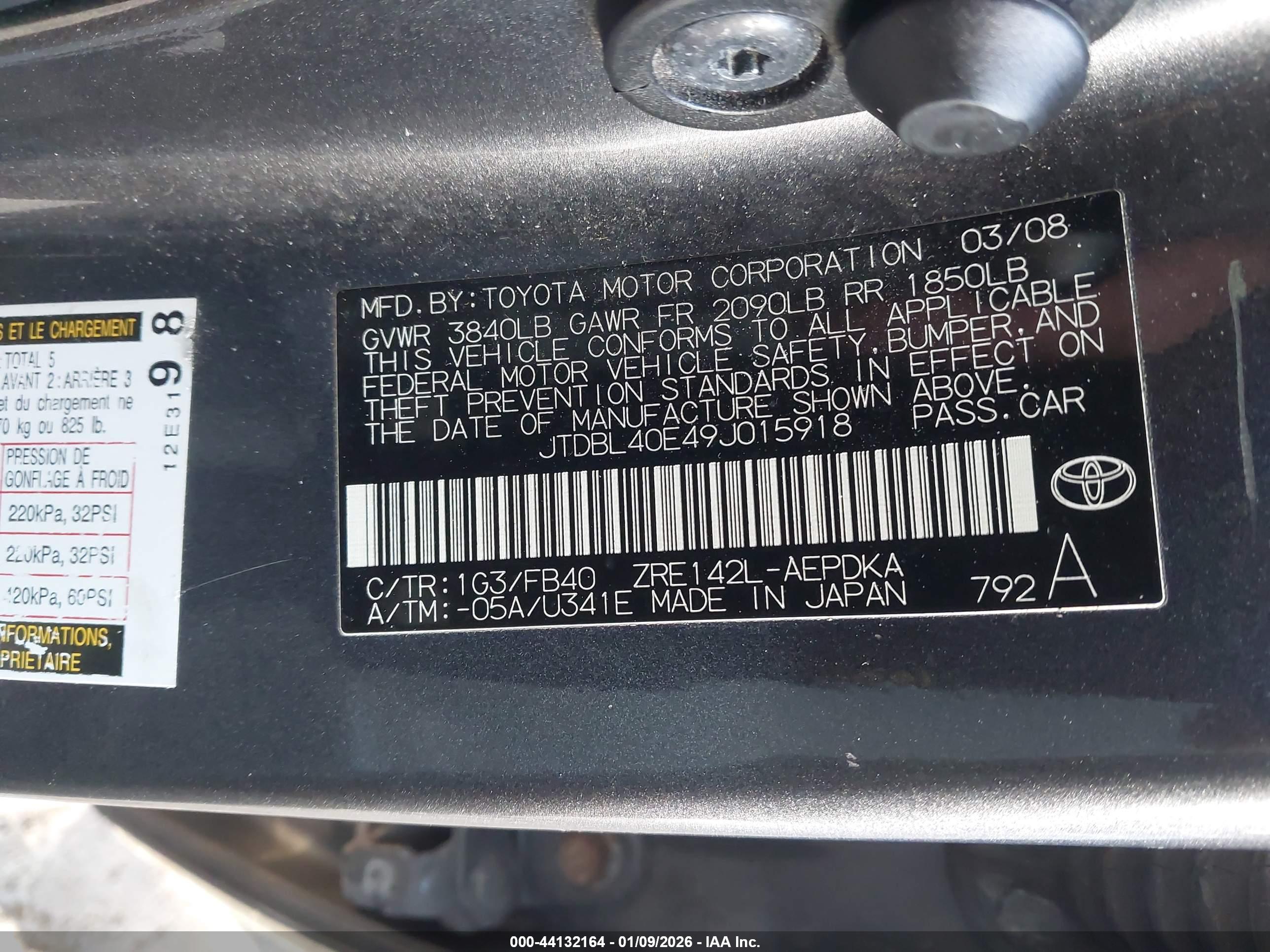 TOYOTA COROLLA image 9
