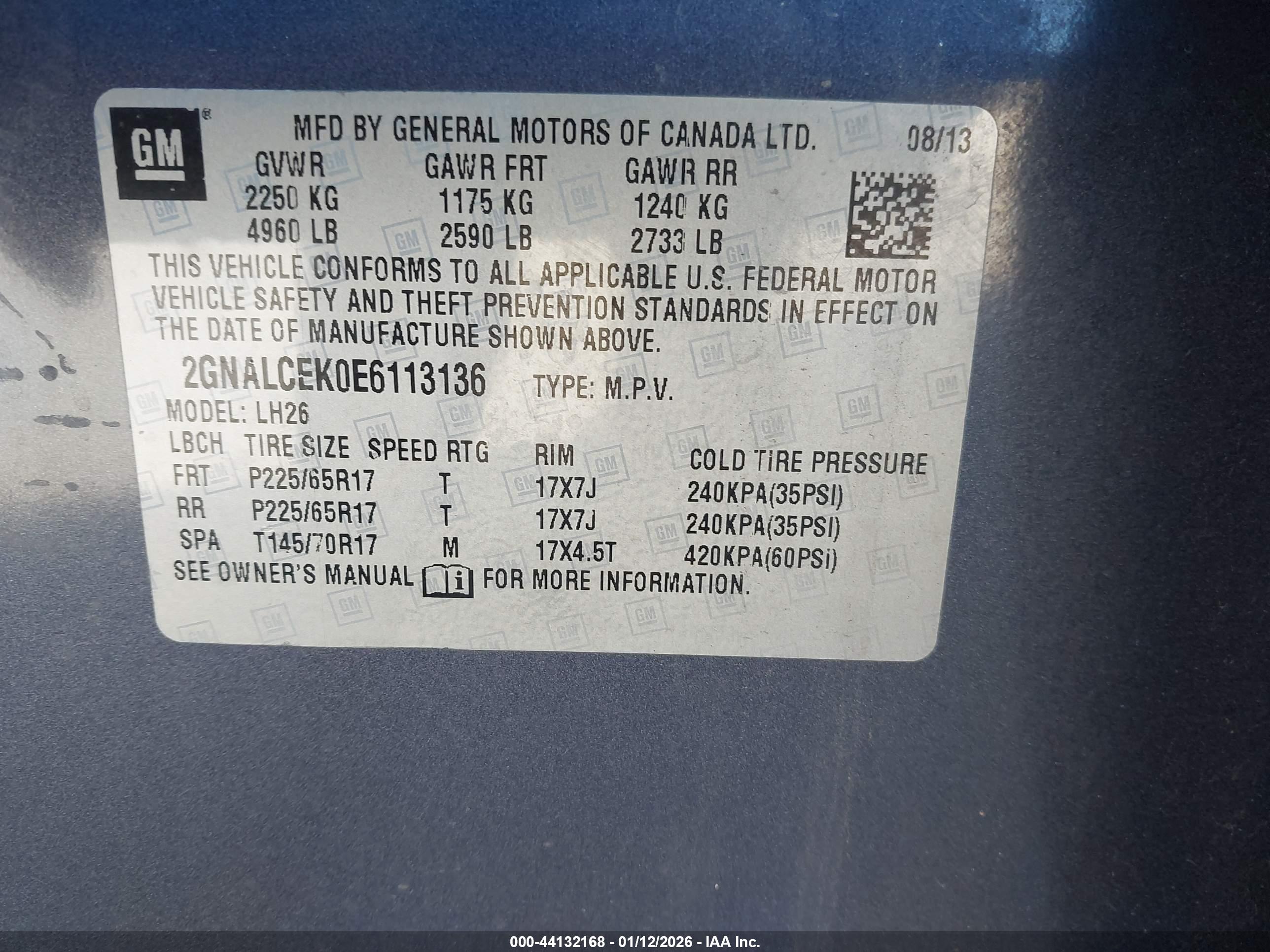 CHEVROLET EQUINOX image 9