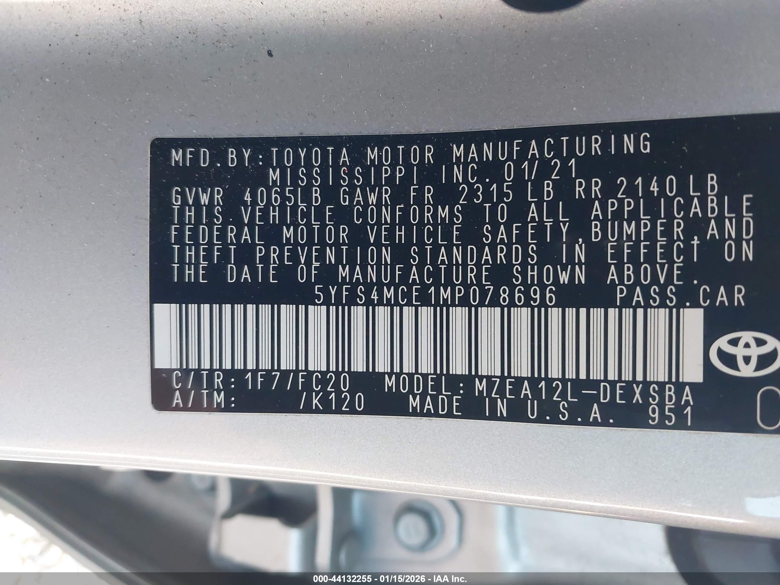 TOYOTA COROLLA image 9