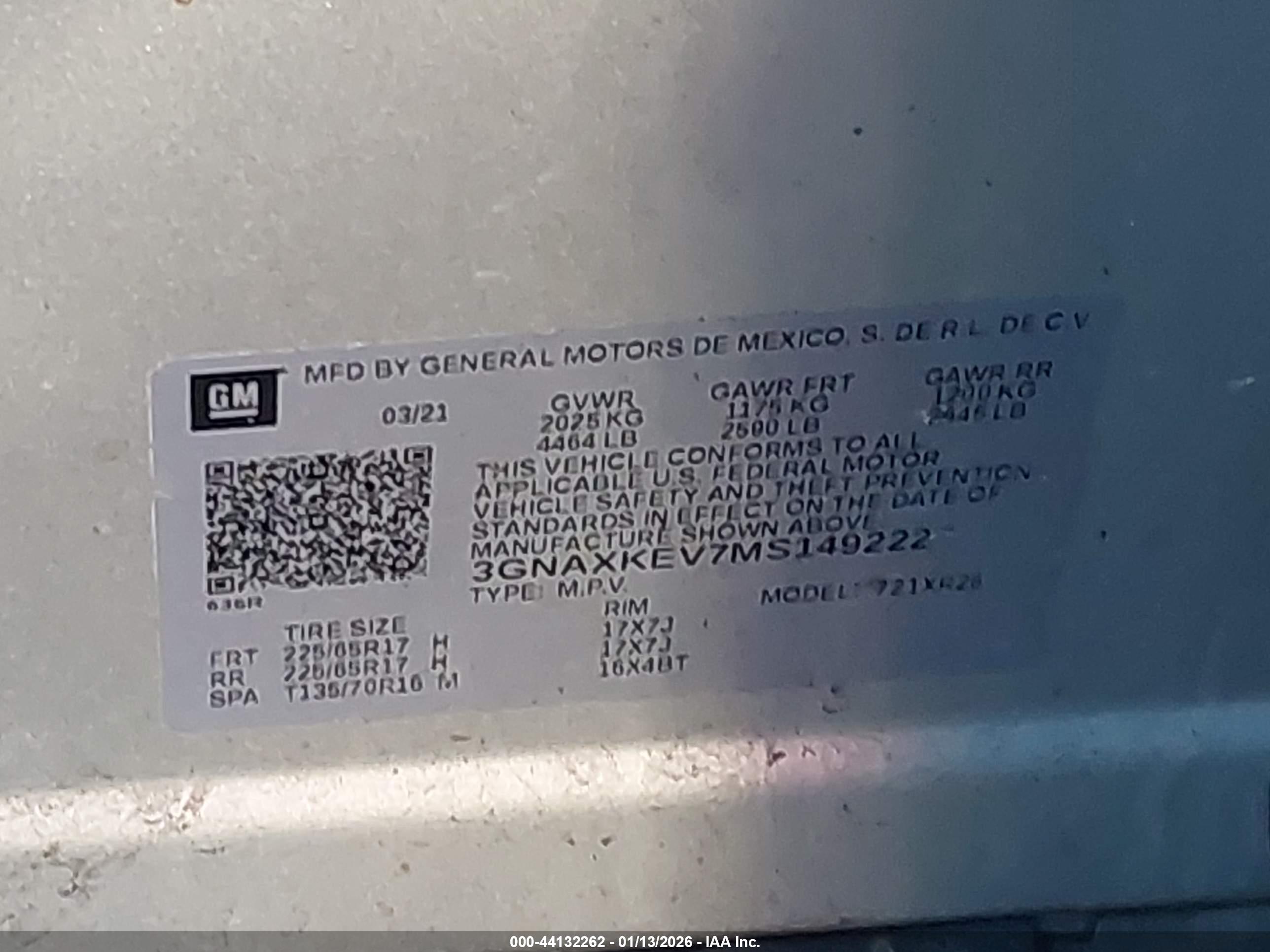 CHEVROLET EQUINOX image 9
