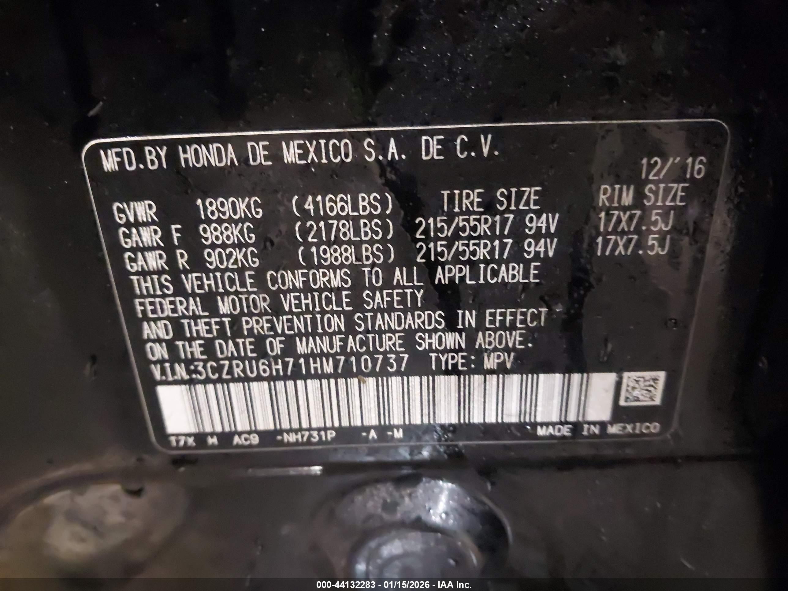 HONDA HR-V image 9