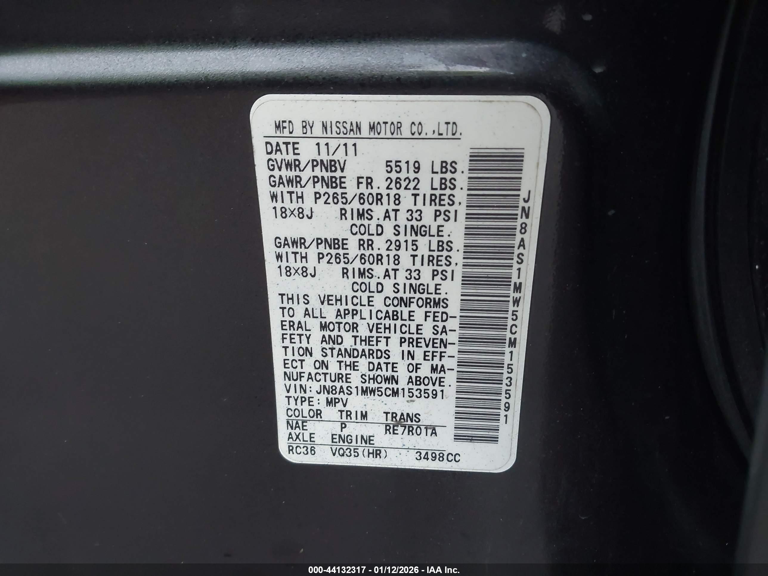 INFINITI FX35 image 9