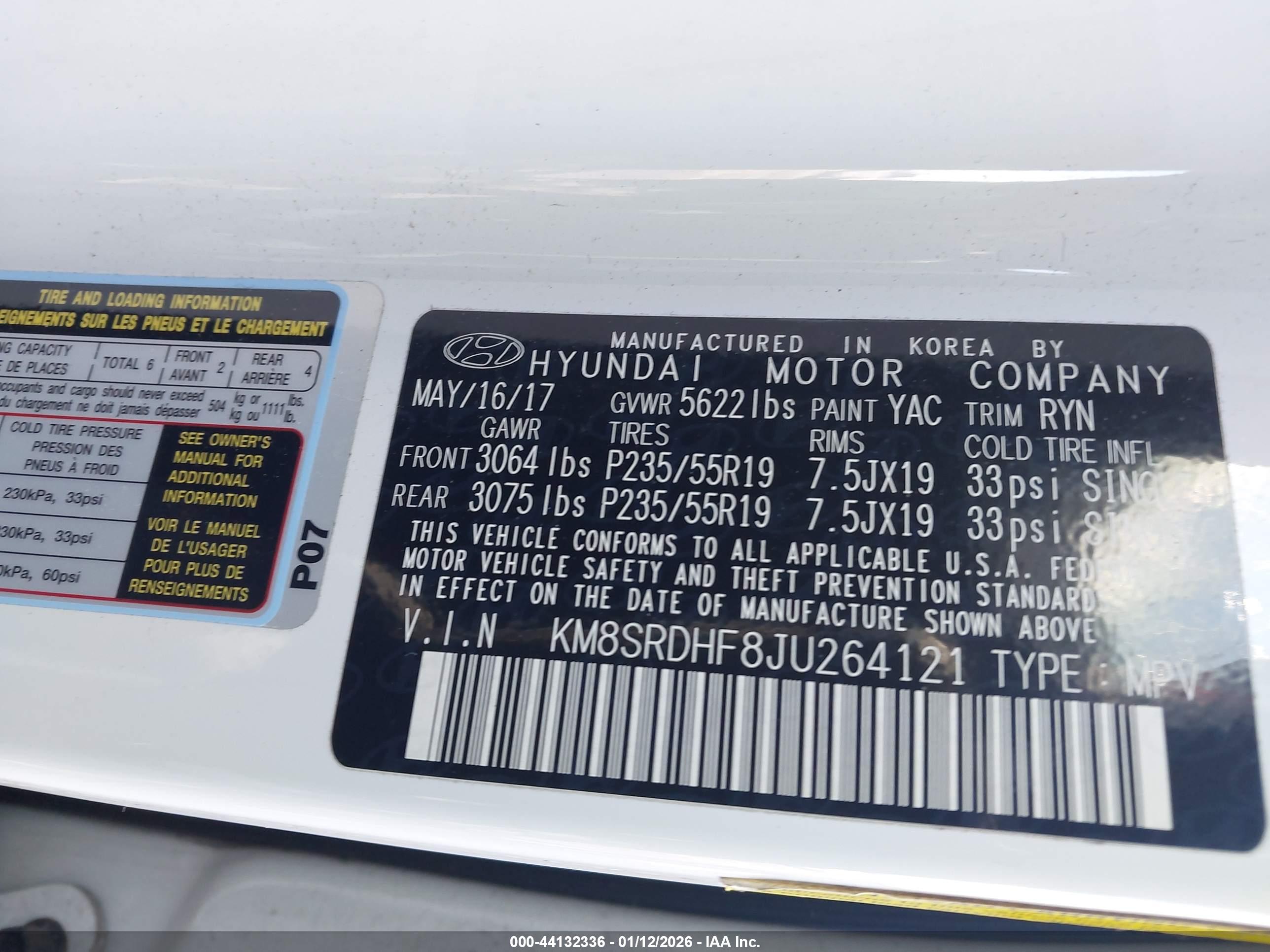 HYUNDAI SANTA image 9