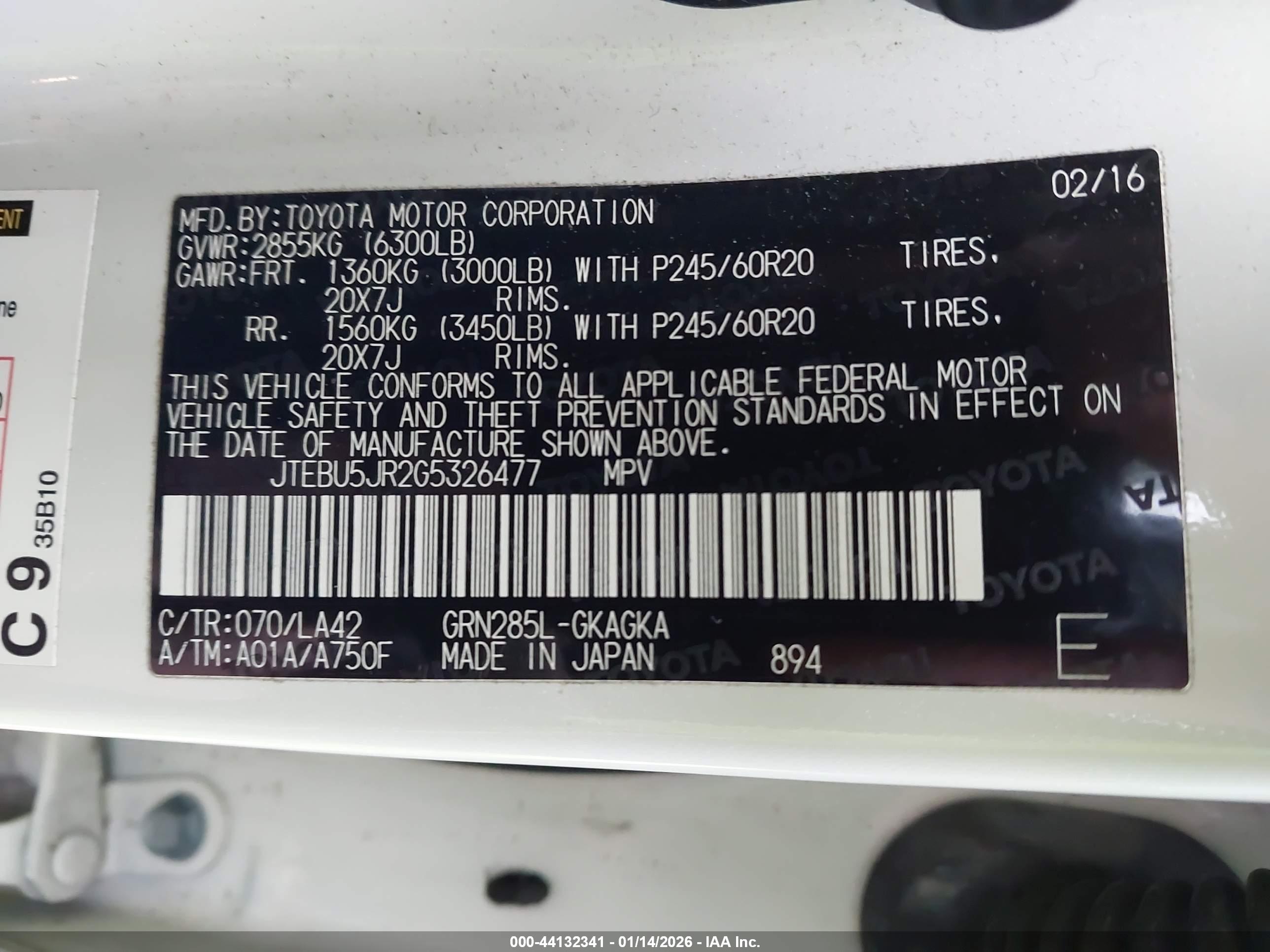 TOYOTA 4RUNNER image 9