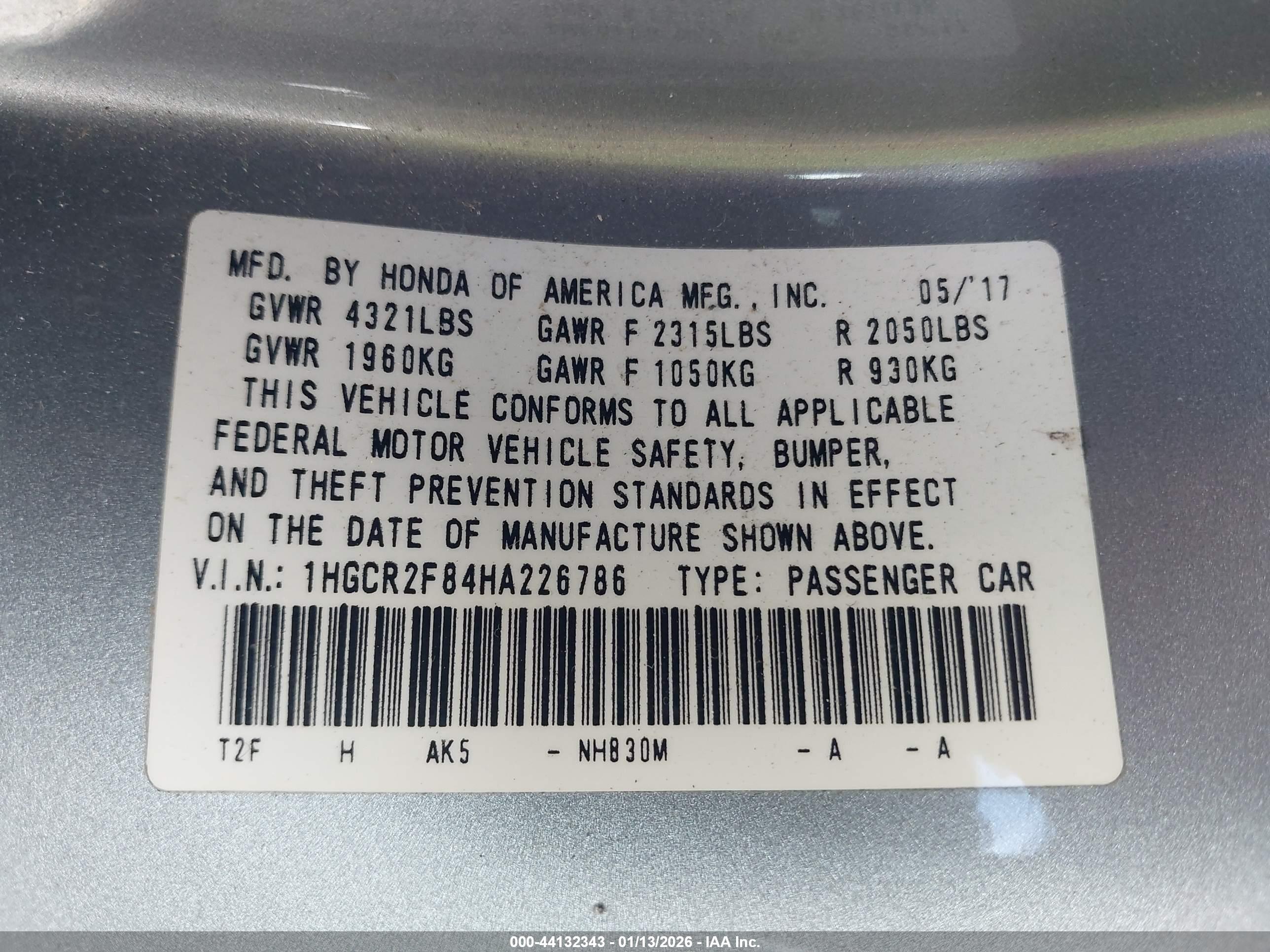 HONDA ACCORD image 9