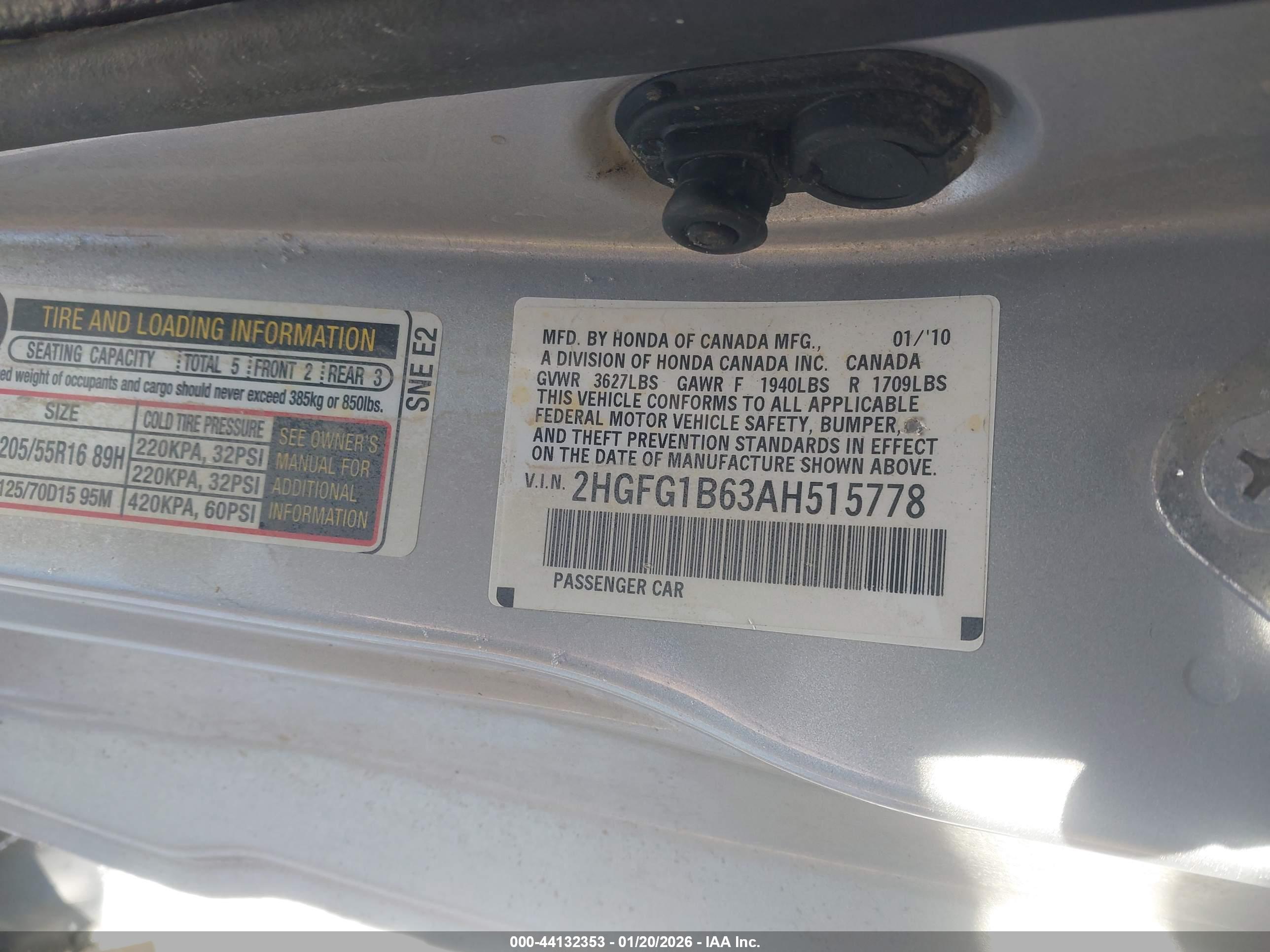 HONDA CIVIC image 9
