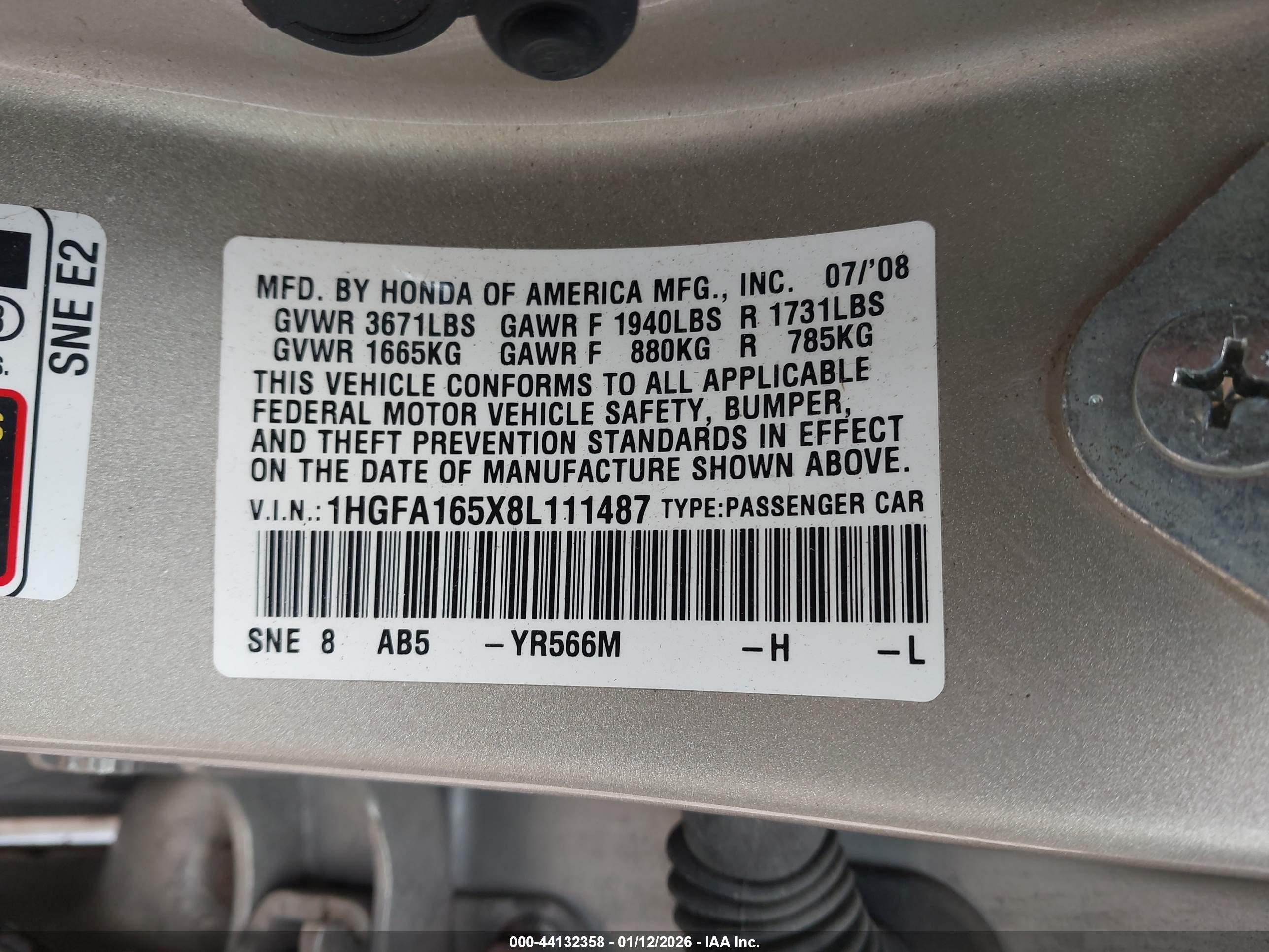 HONDA CIVIC image 9