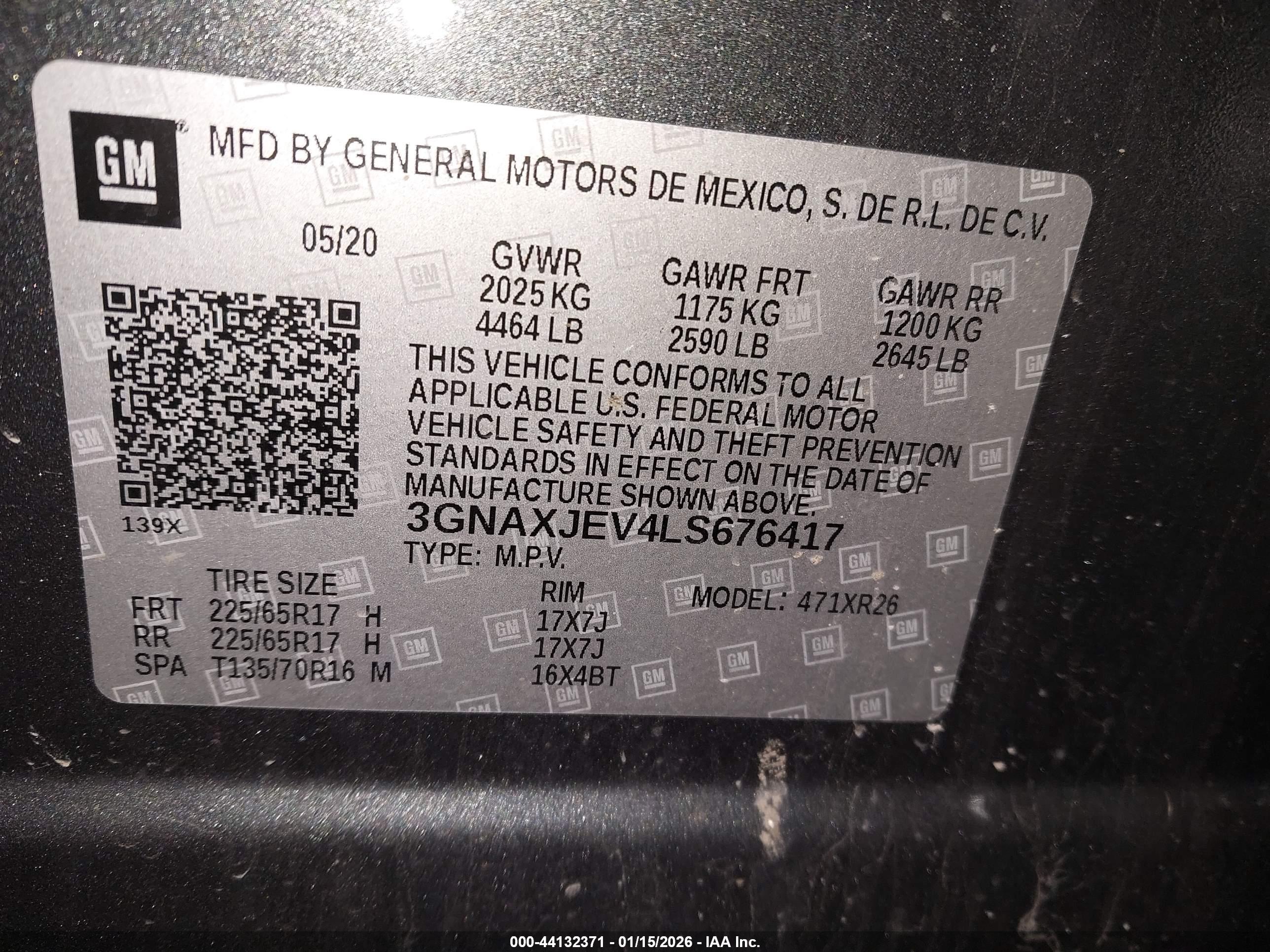 CHEVROLET EQUINOX image 9