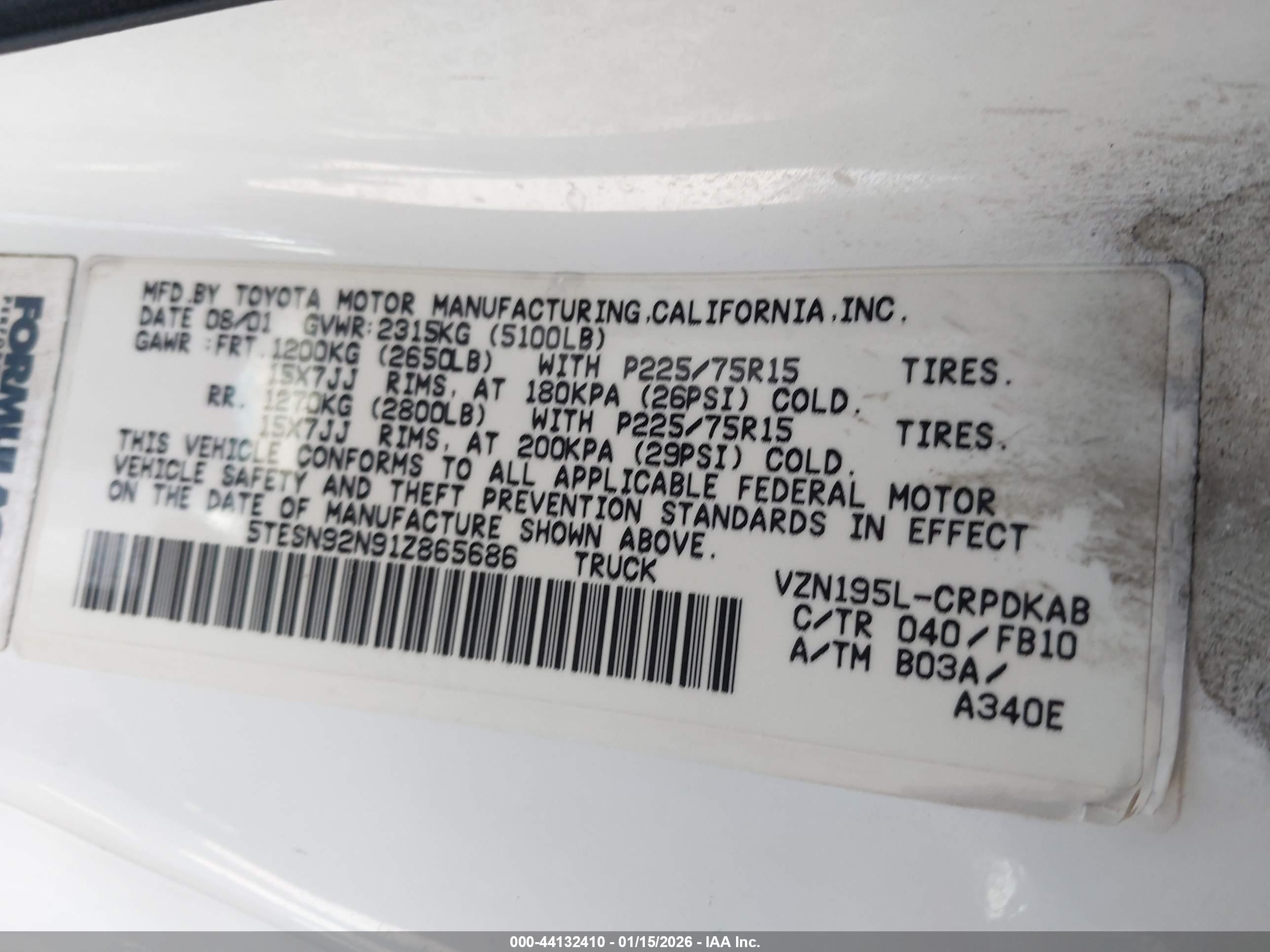 TOYOTA TACOMA image 9