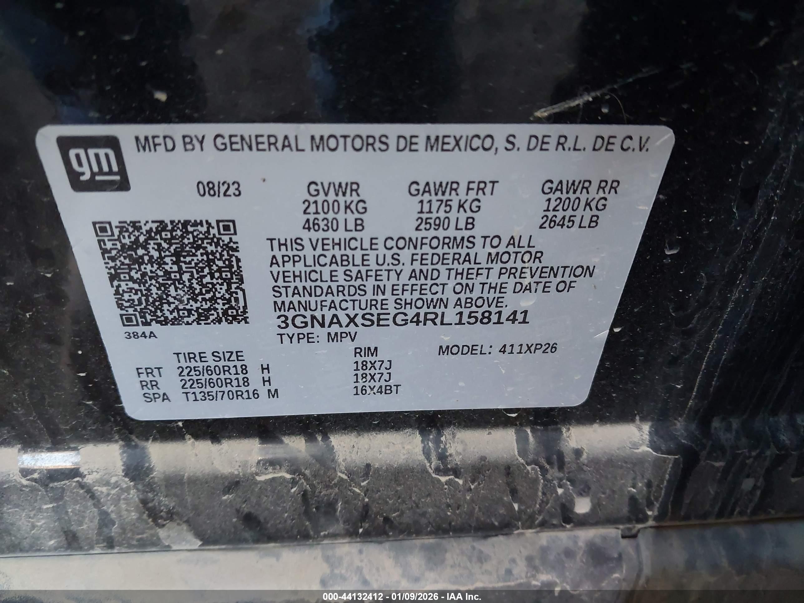 CHEVROLET EQUINOX image 9
