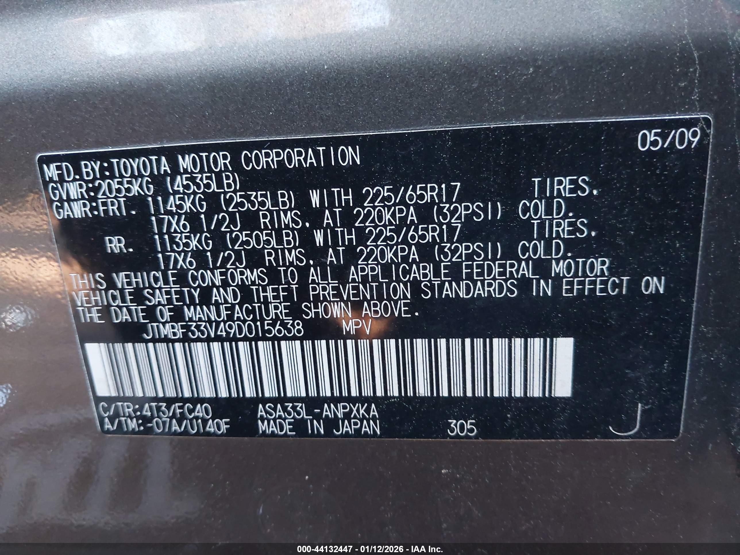 TOYOTA RAV4 image 9