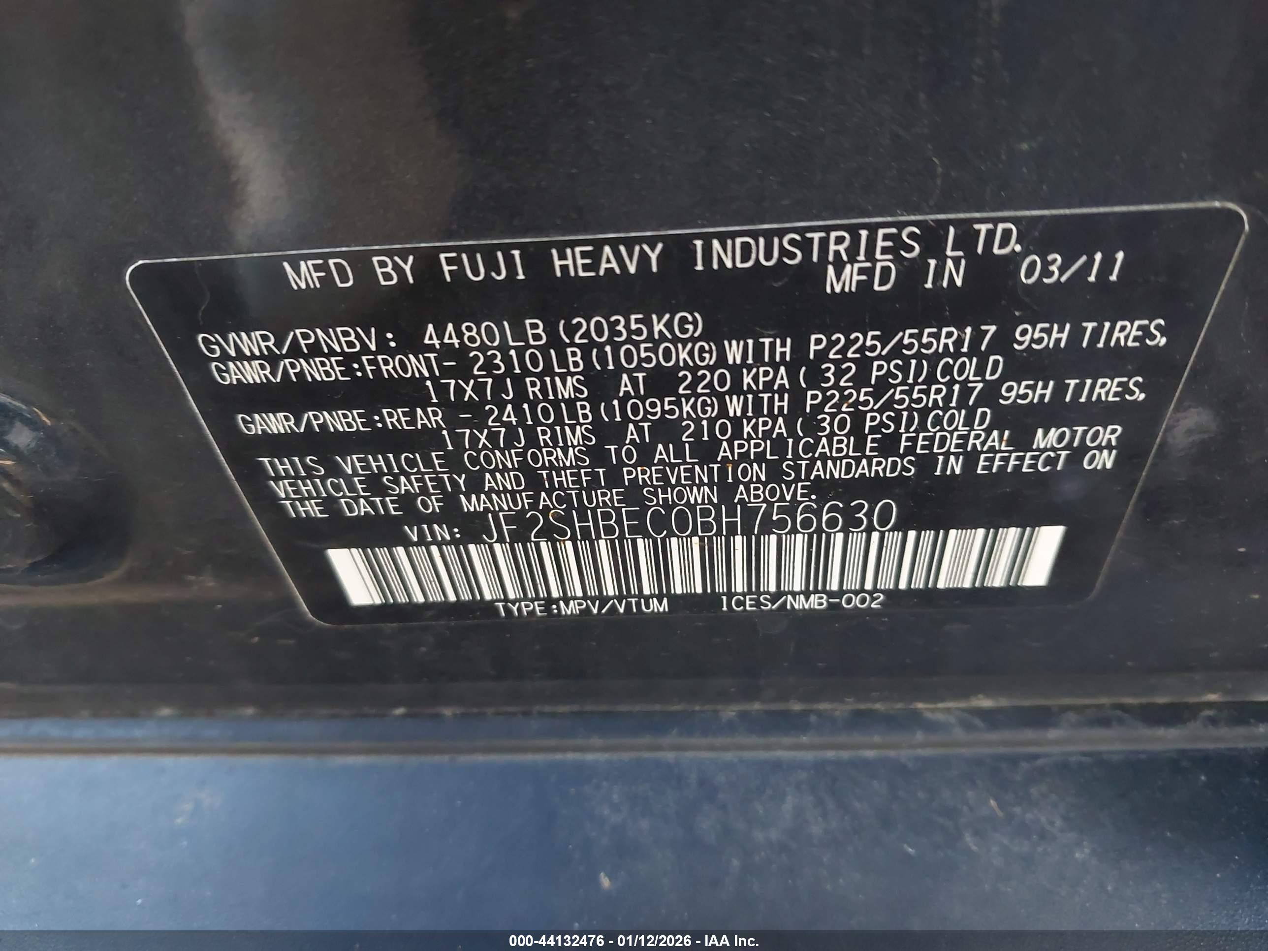 SUBARU FORESTER image 9