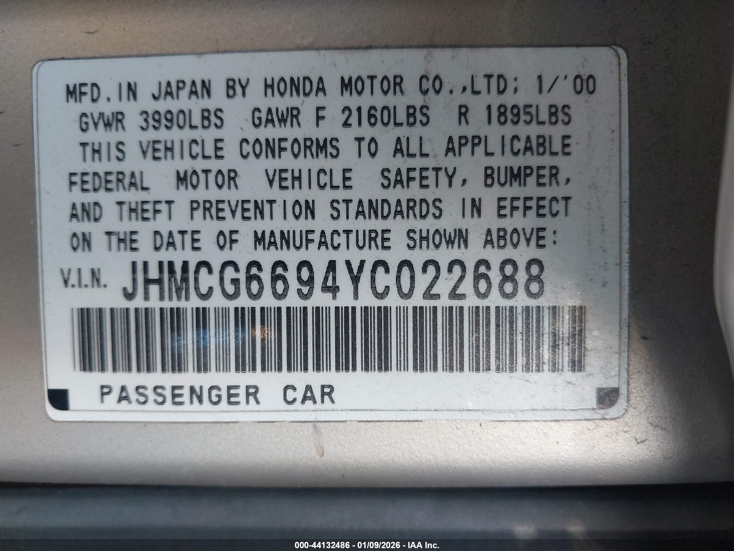 HONDA ACCORD image 9