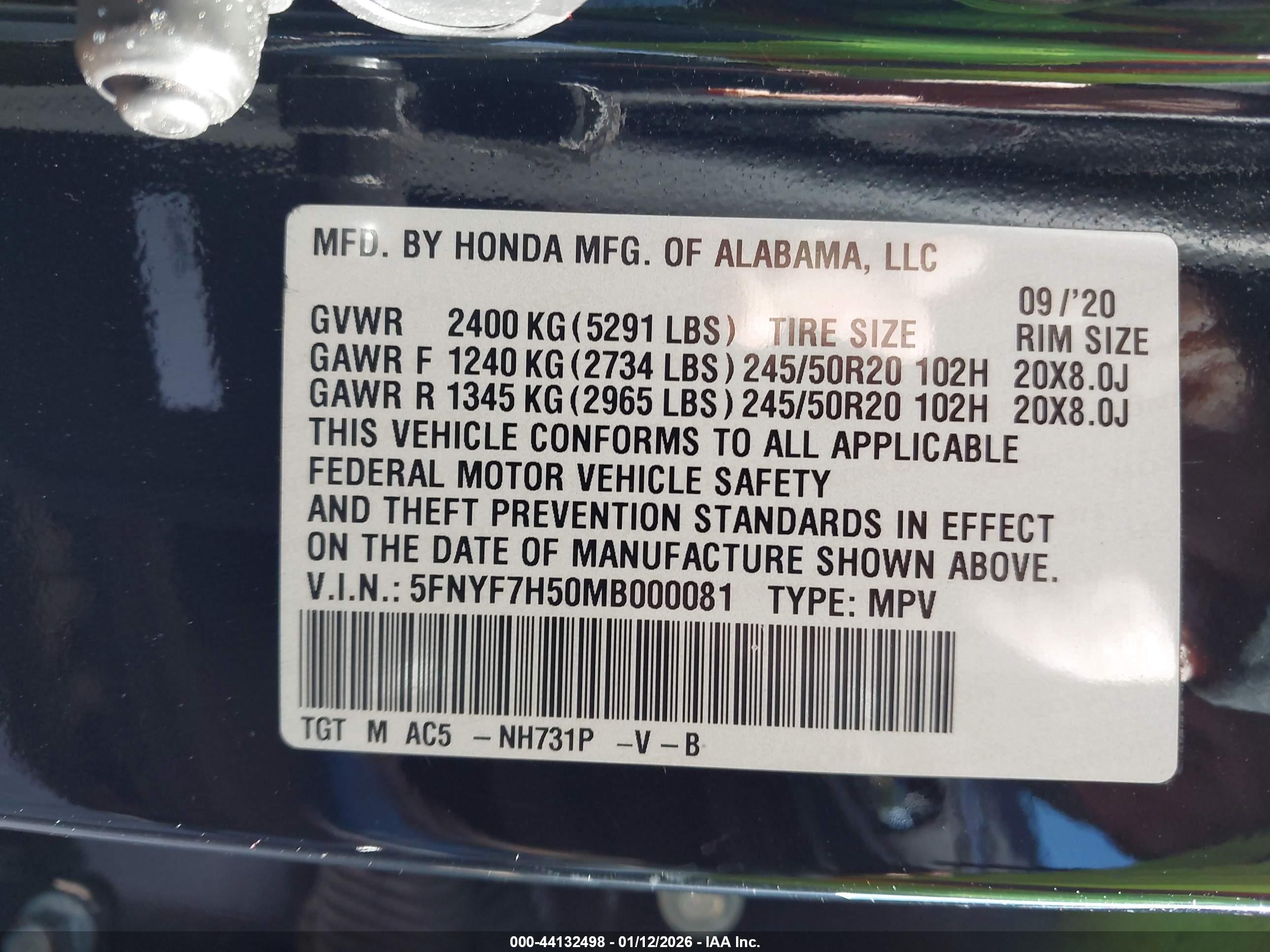 HONDA PASSPORT image 9