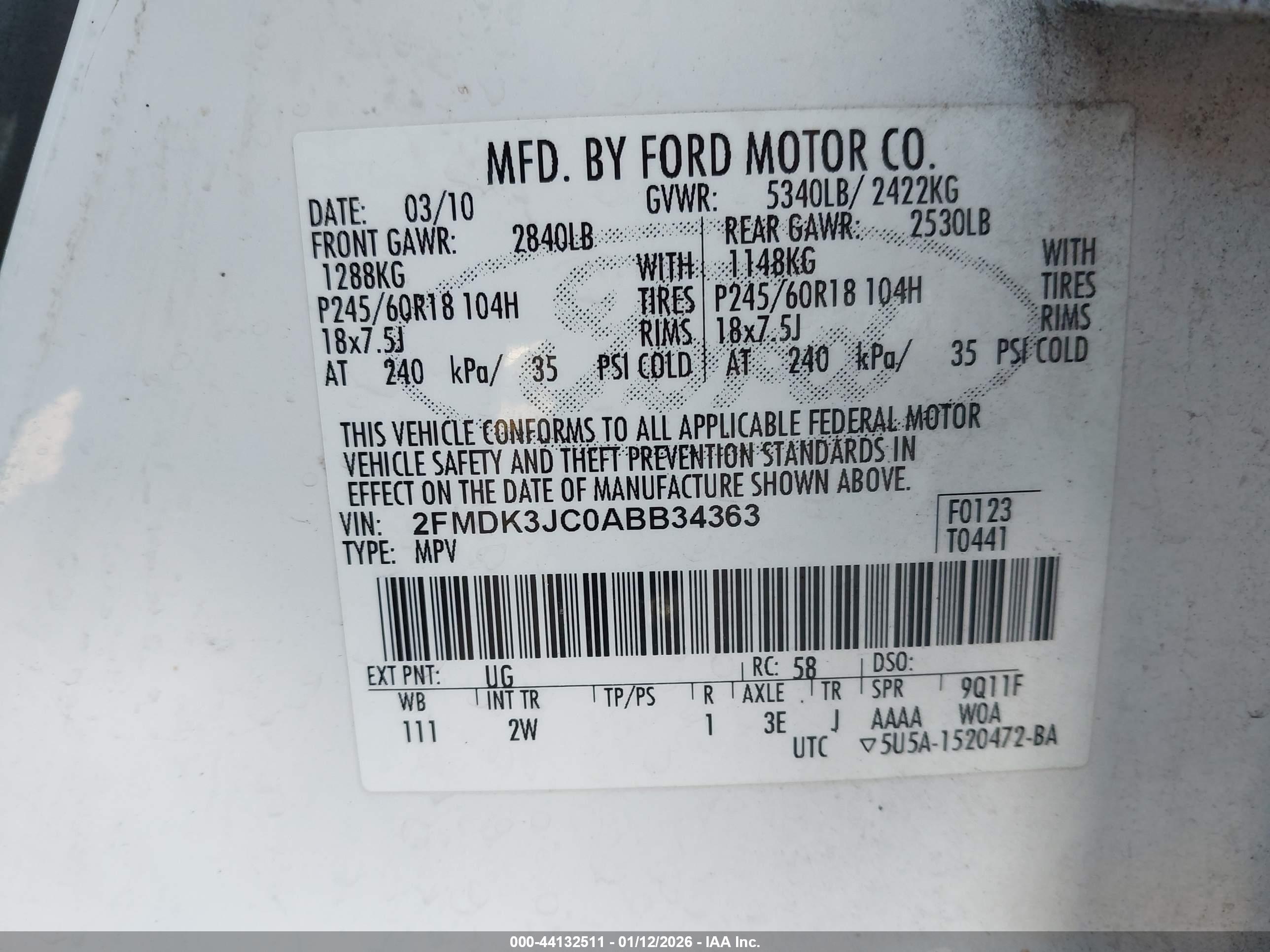 FORD EDGE image 9