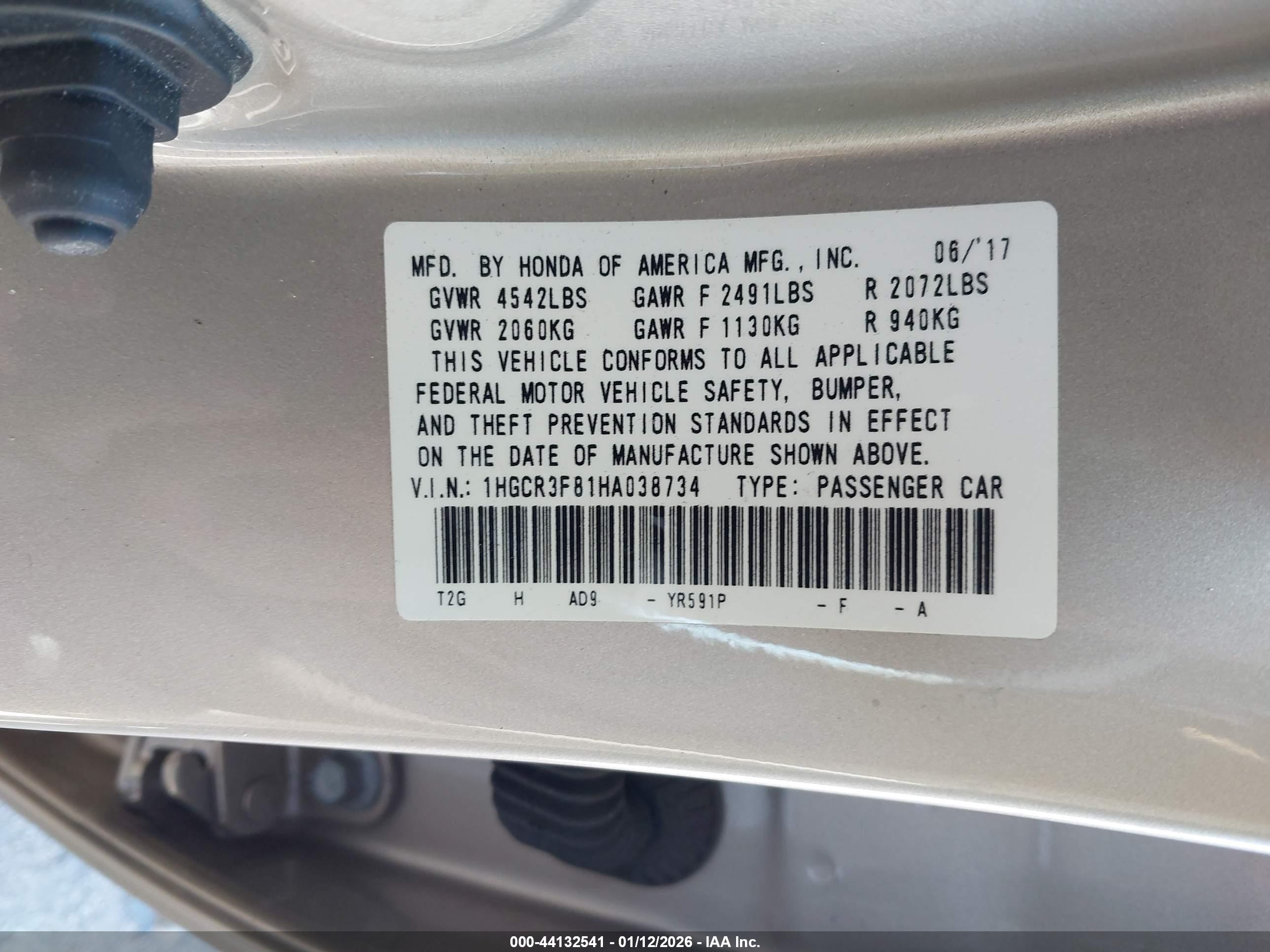 HONDA ACCORD image 9