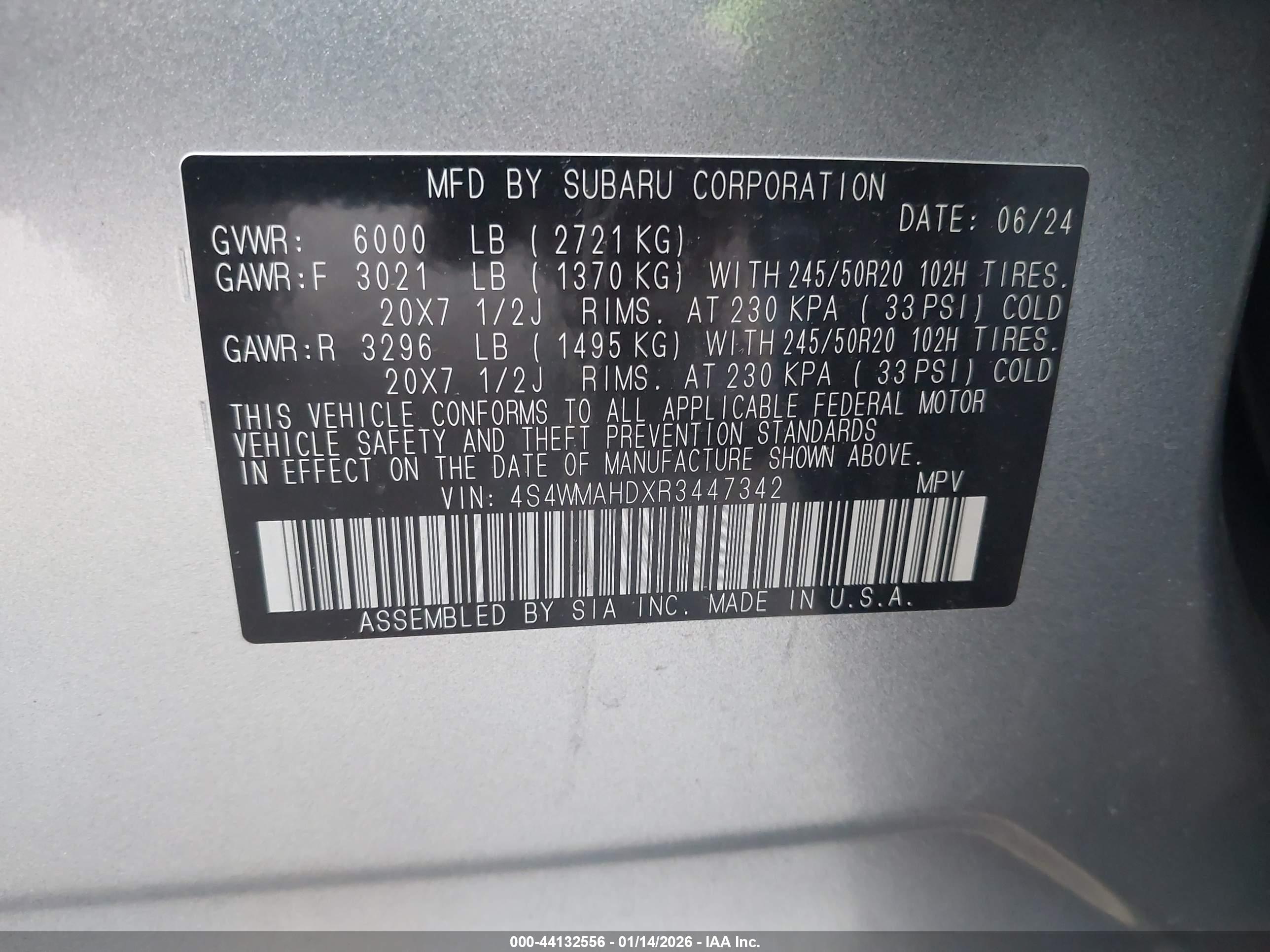 SUBARU ASCENT image 9