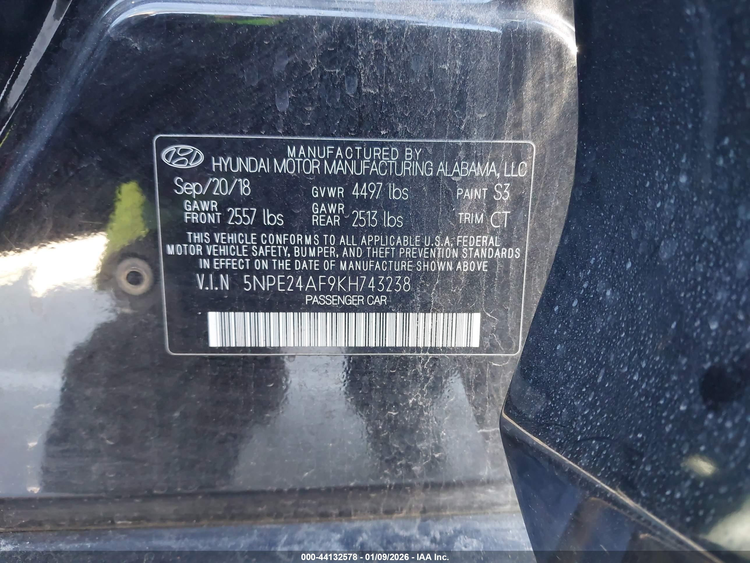 HYUNDAI SONATA image 9