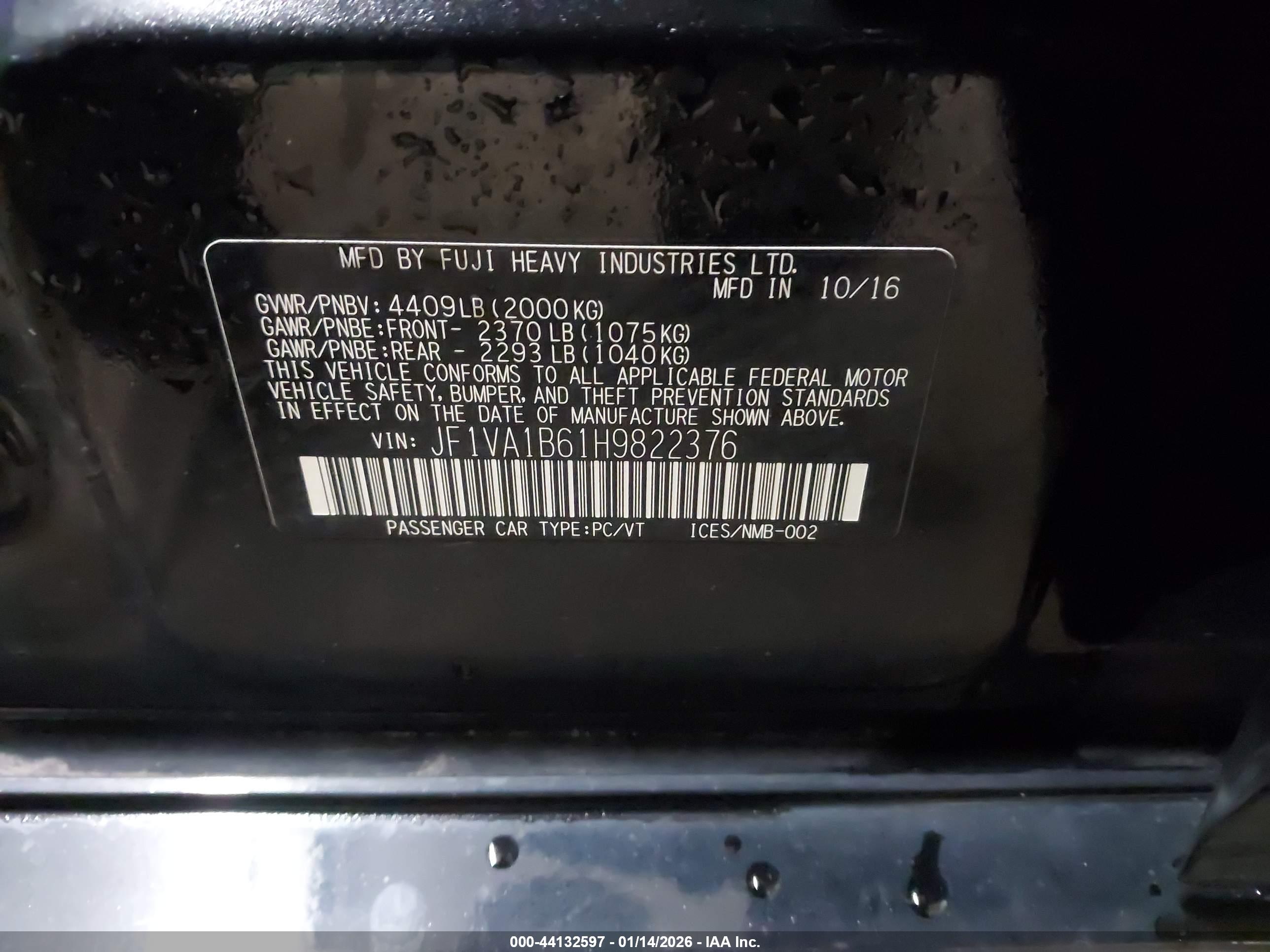 SUBARU WRX image 9