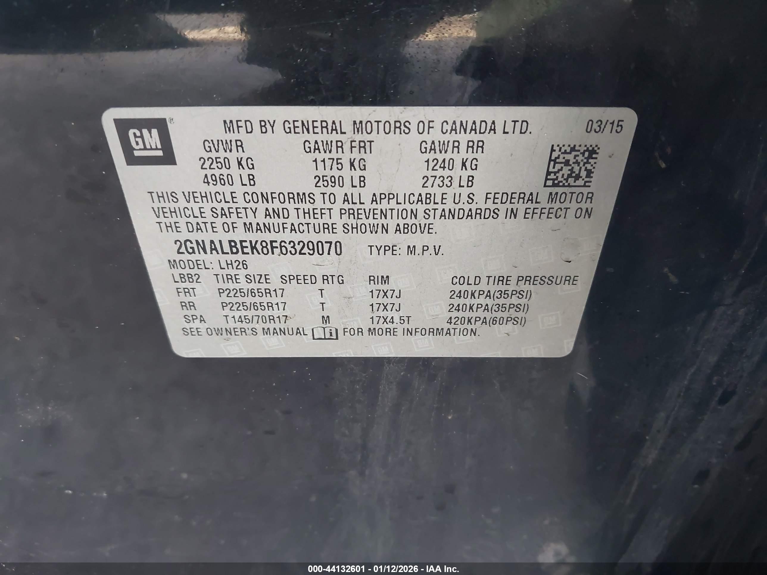 CHEVROLET EQUINOX image 9