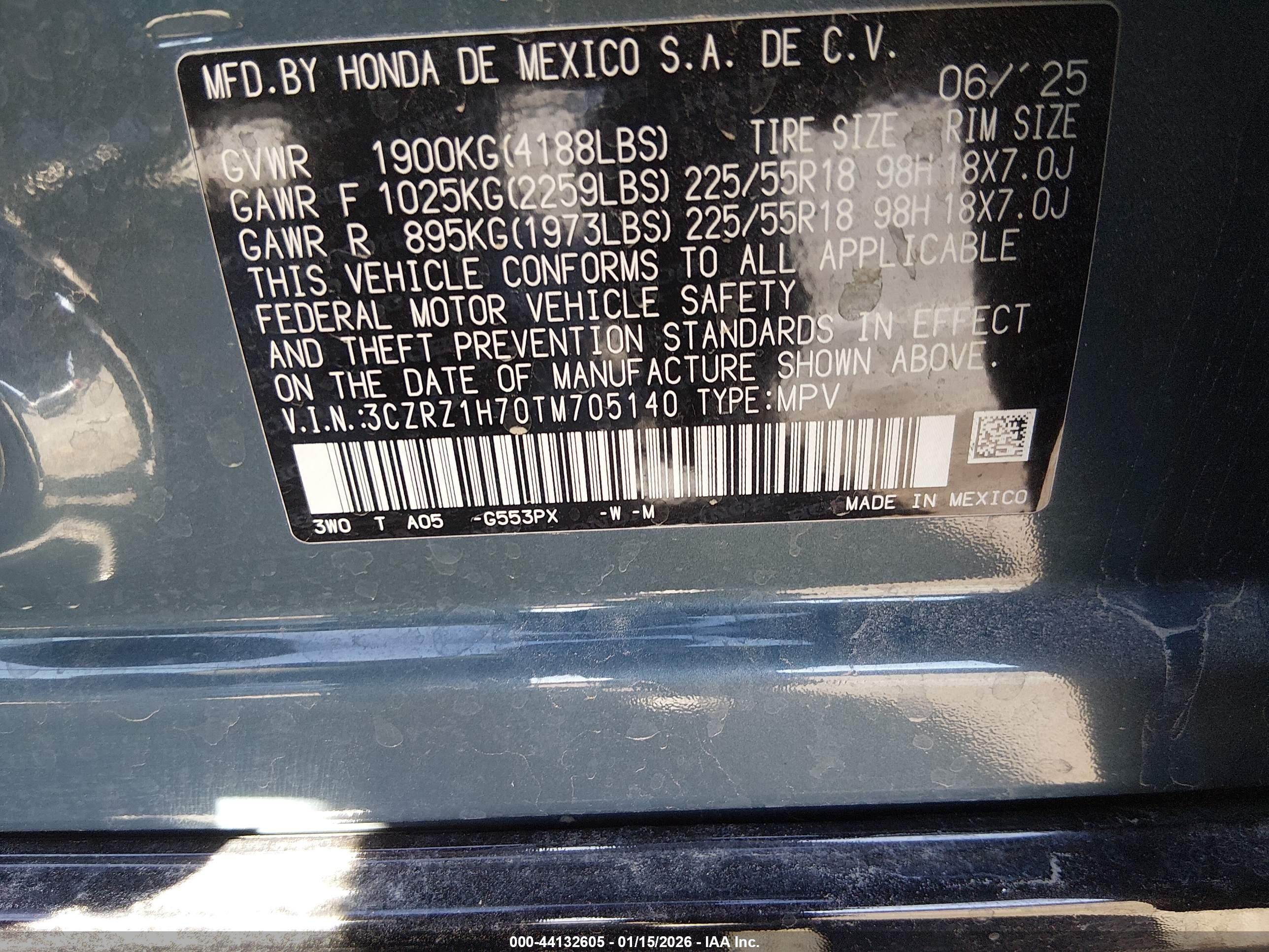 HONDA HR-V image 9