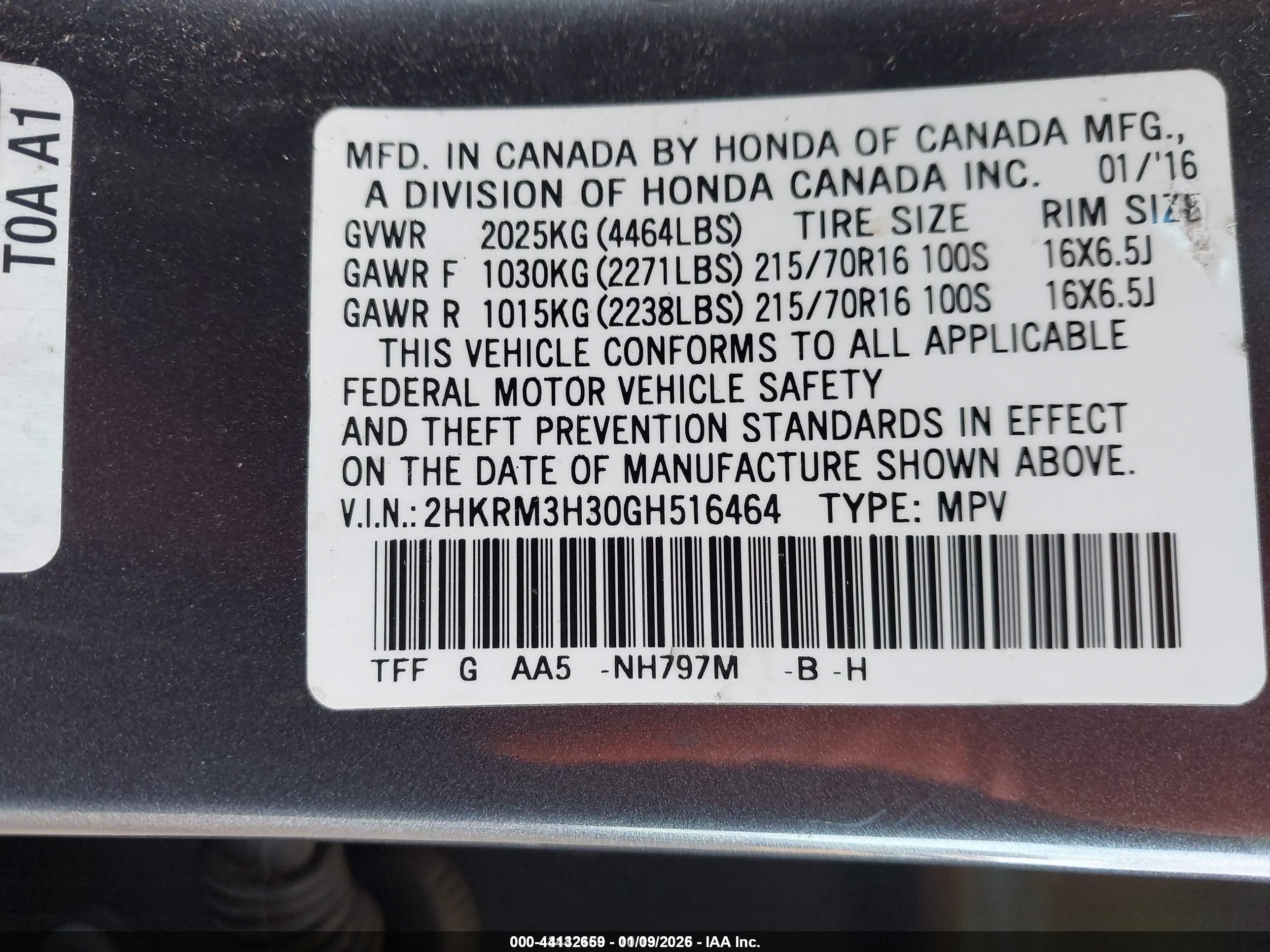 HONDA CR-V image 9
