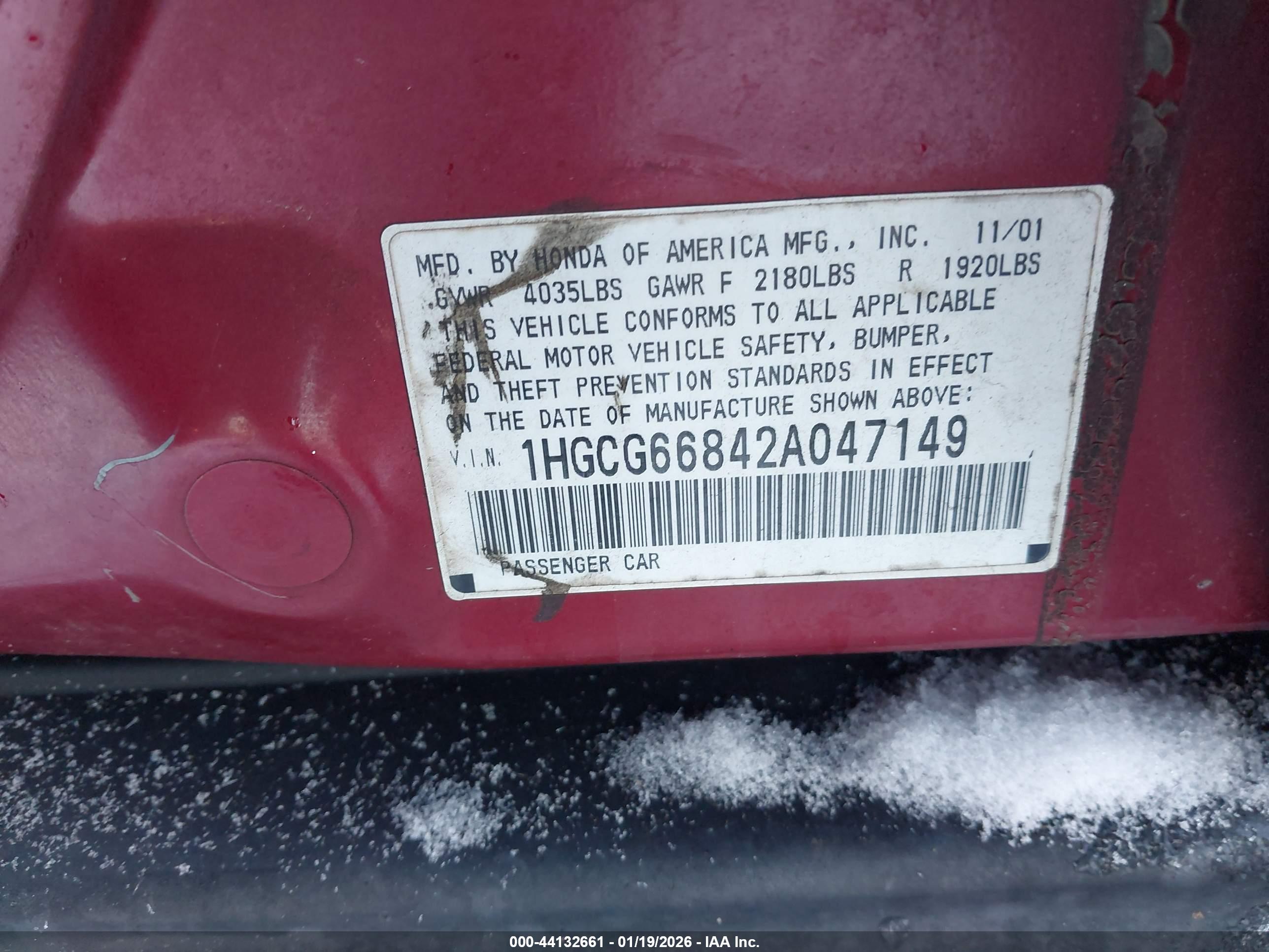 HONDA ACCORD image 9