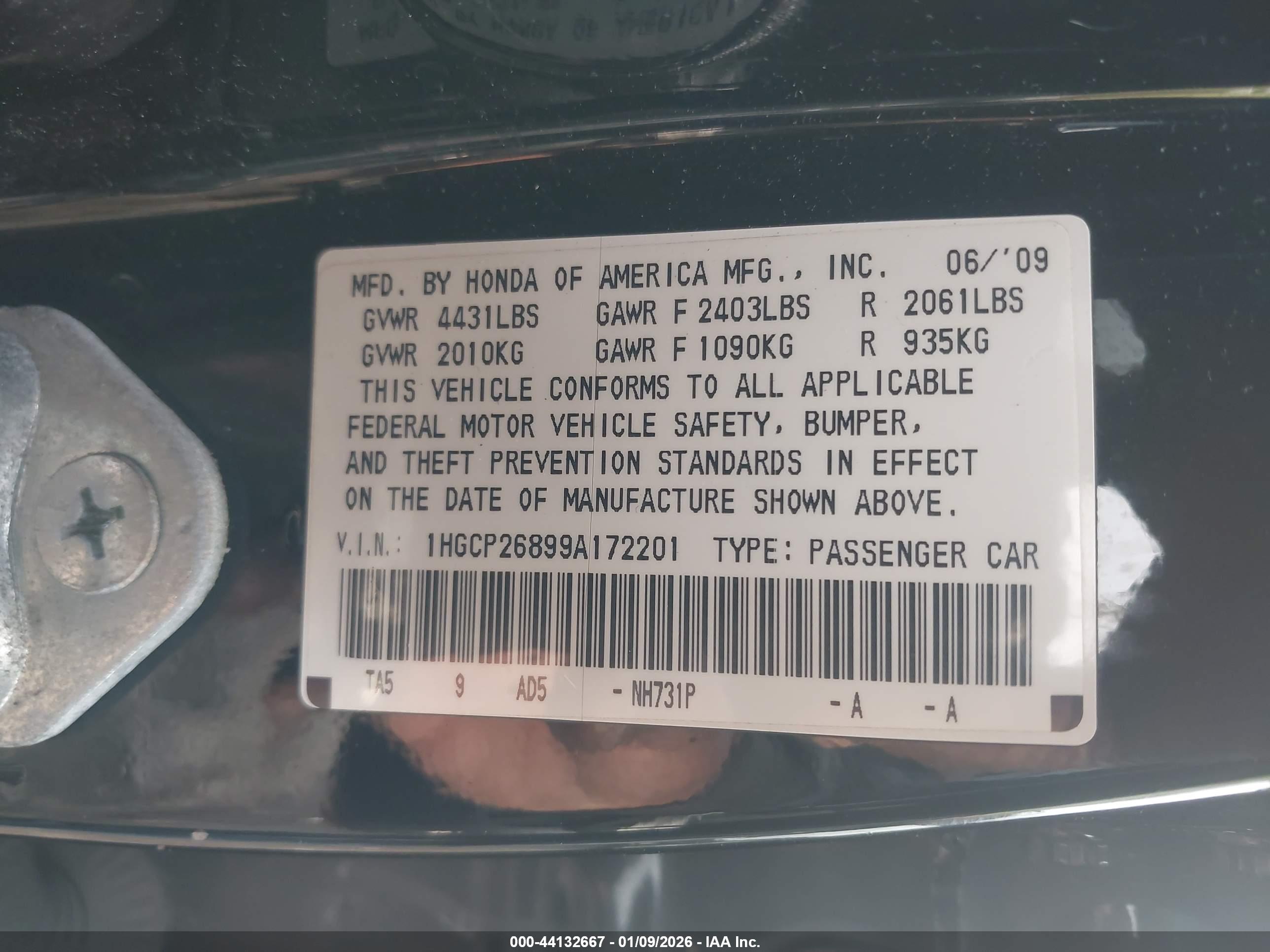 HONDA ACCORD image 9