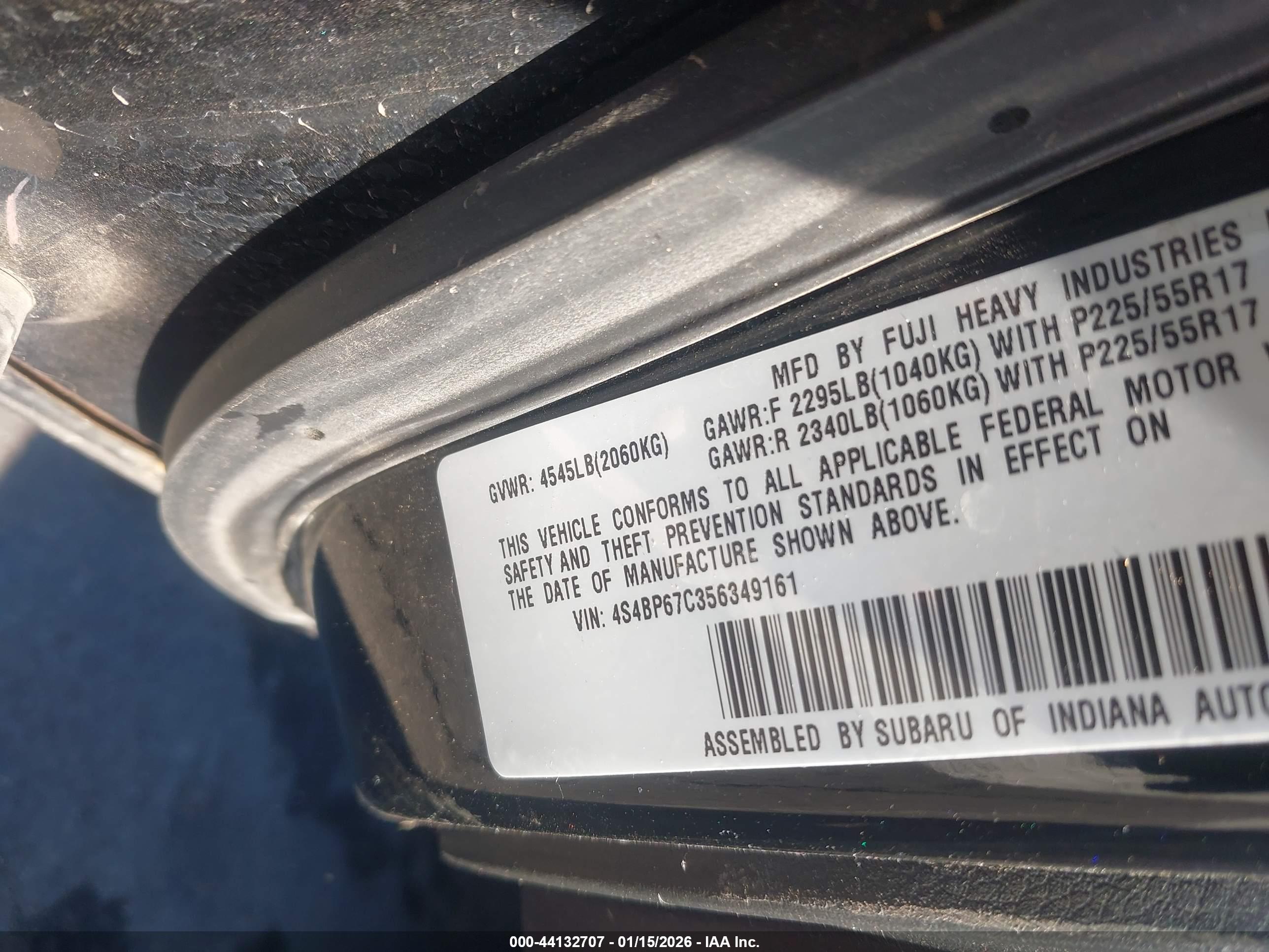 SUBARU OUTBACK image 9