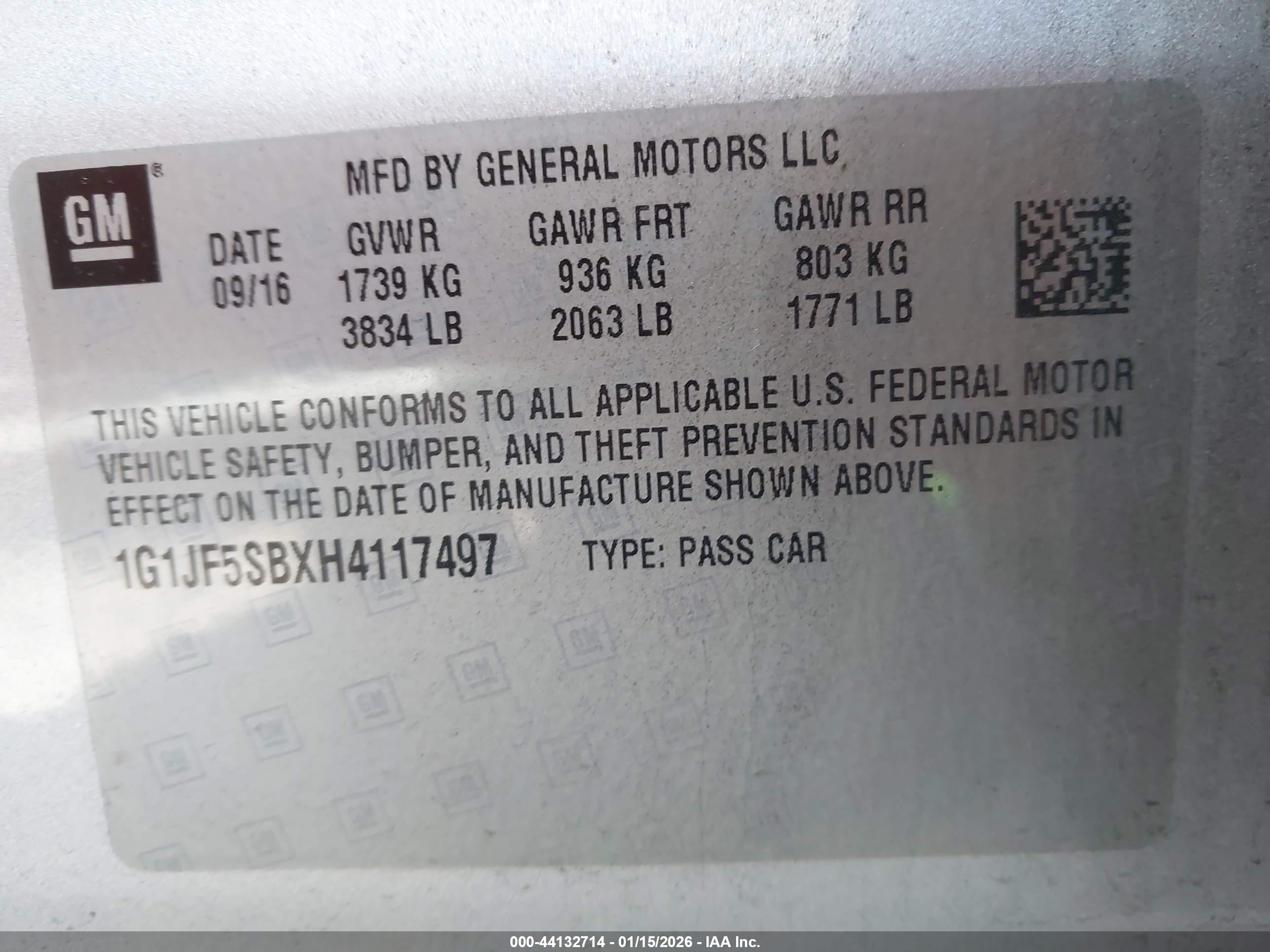 CHEVROLET SONIC image 9