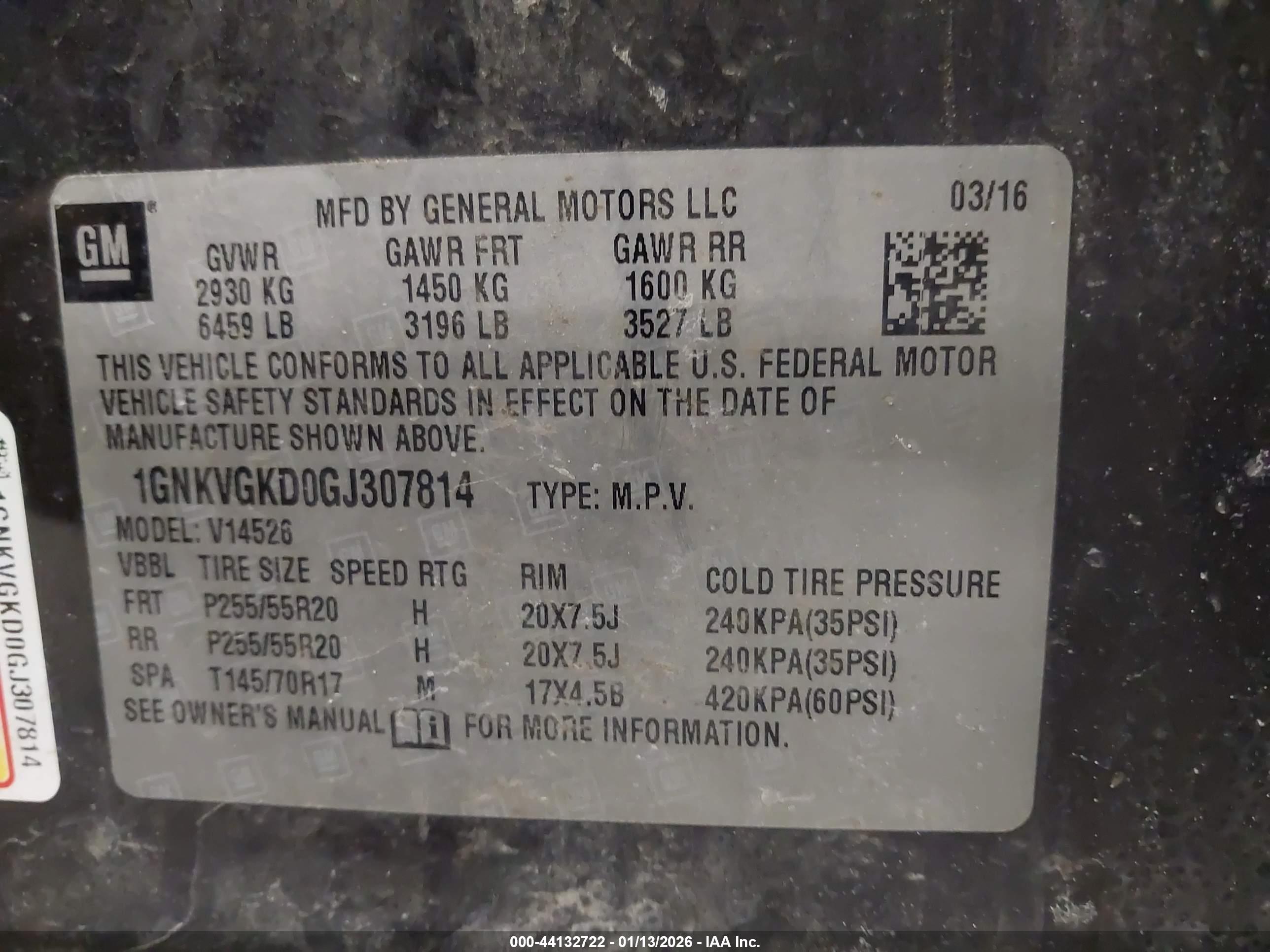 CHEVROLET TRAVERSE image 9