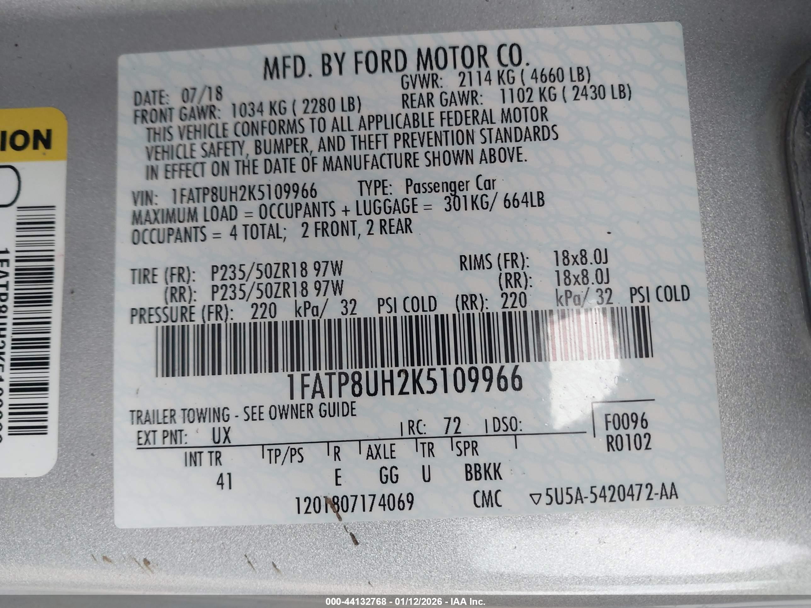 FORD MUSTANG image 9