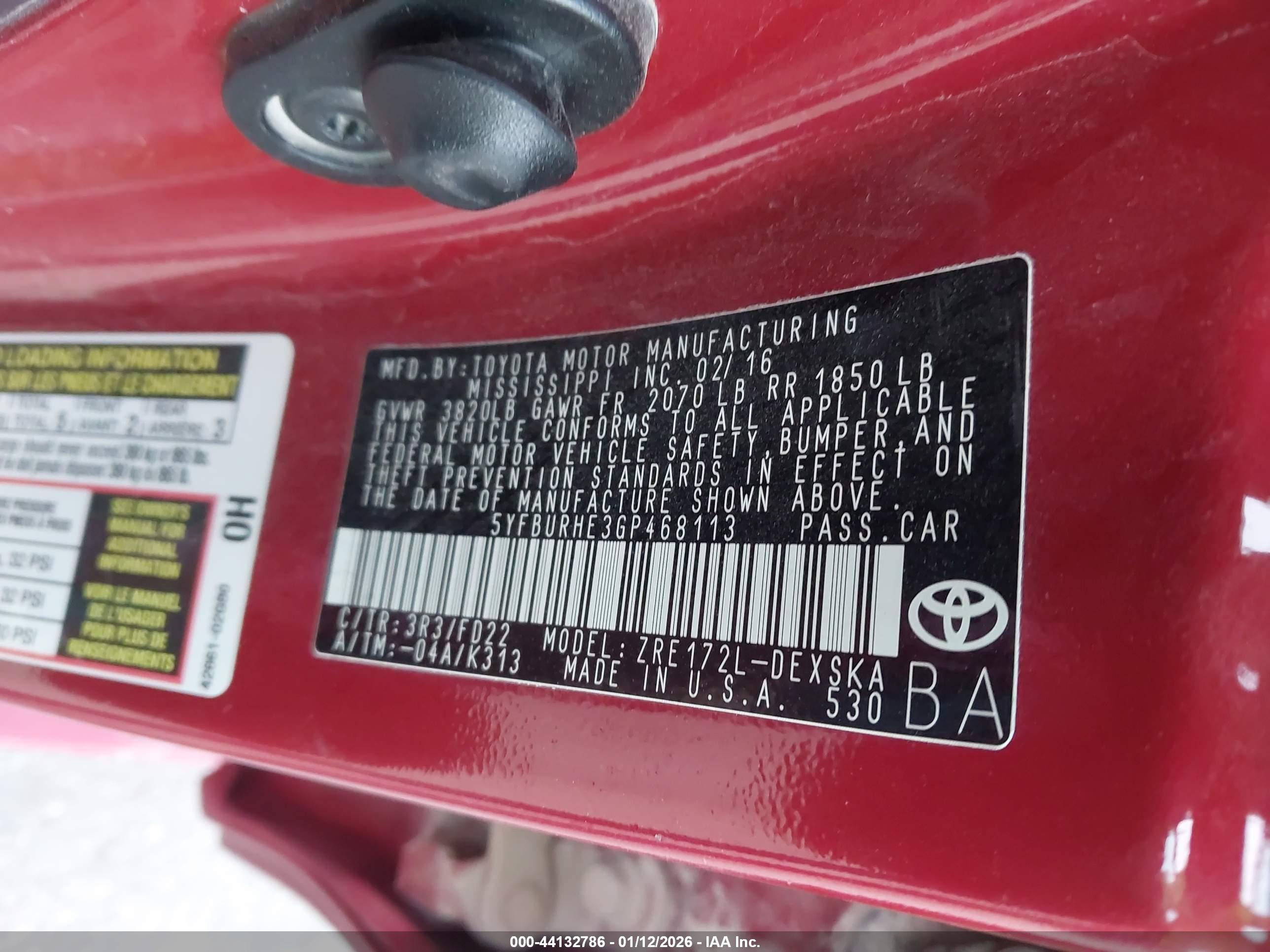 TOYOTA COROLLA image 9